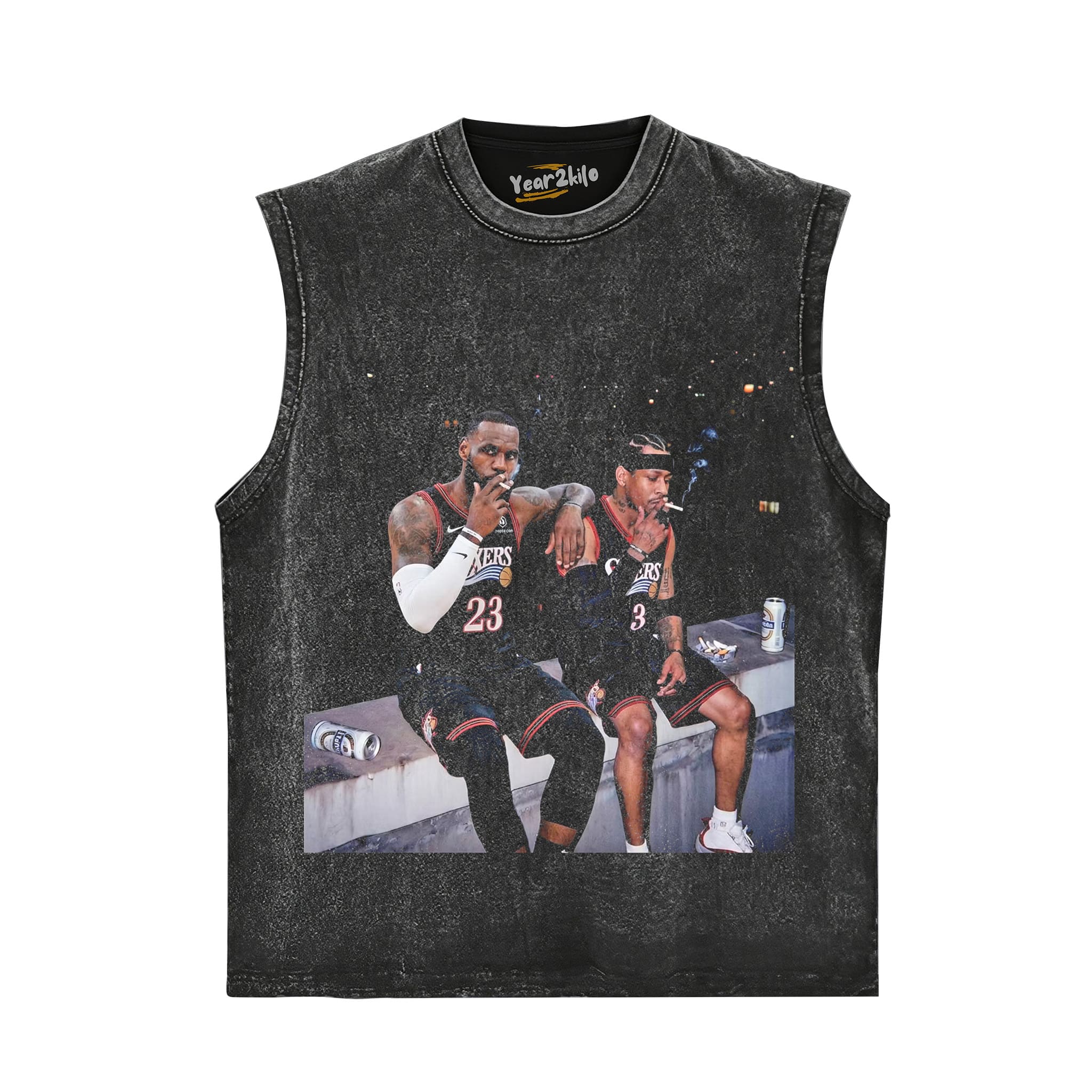 LEBRON JAMES & ALLEN IVERSON TANK TOP & TEE & LONG SLEEVE & LAYERED LS & HOODIE