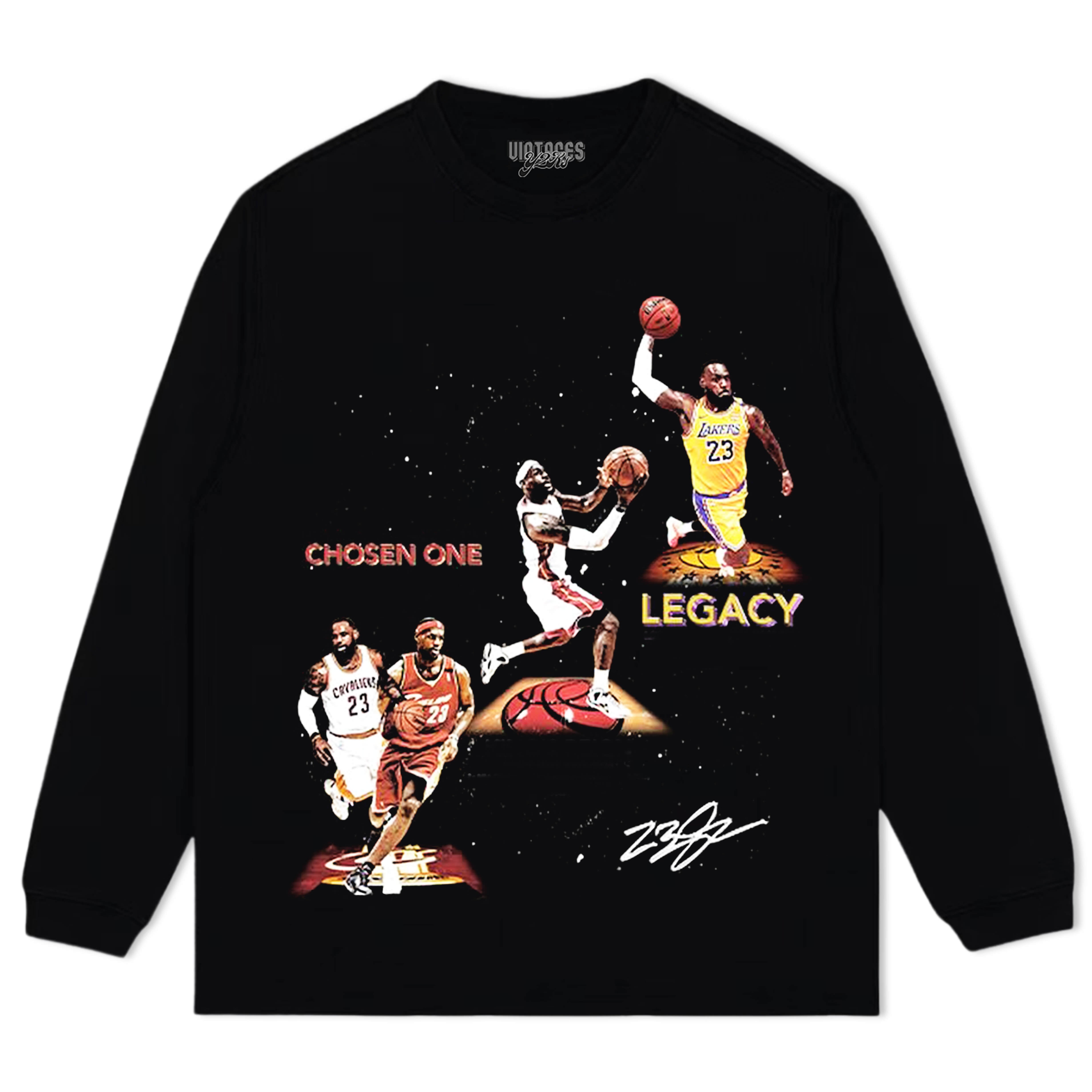 LEBRON JAMES LEGACY VINTAGE TEE & LS & HOODIE