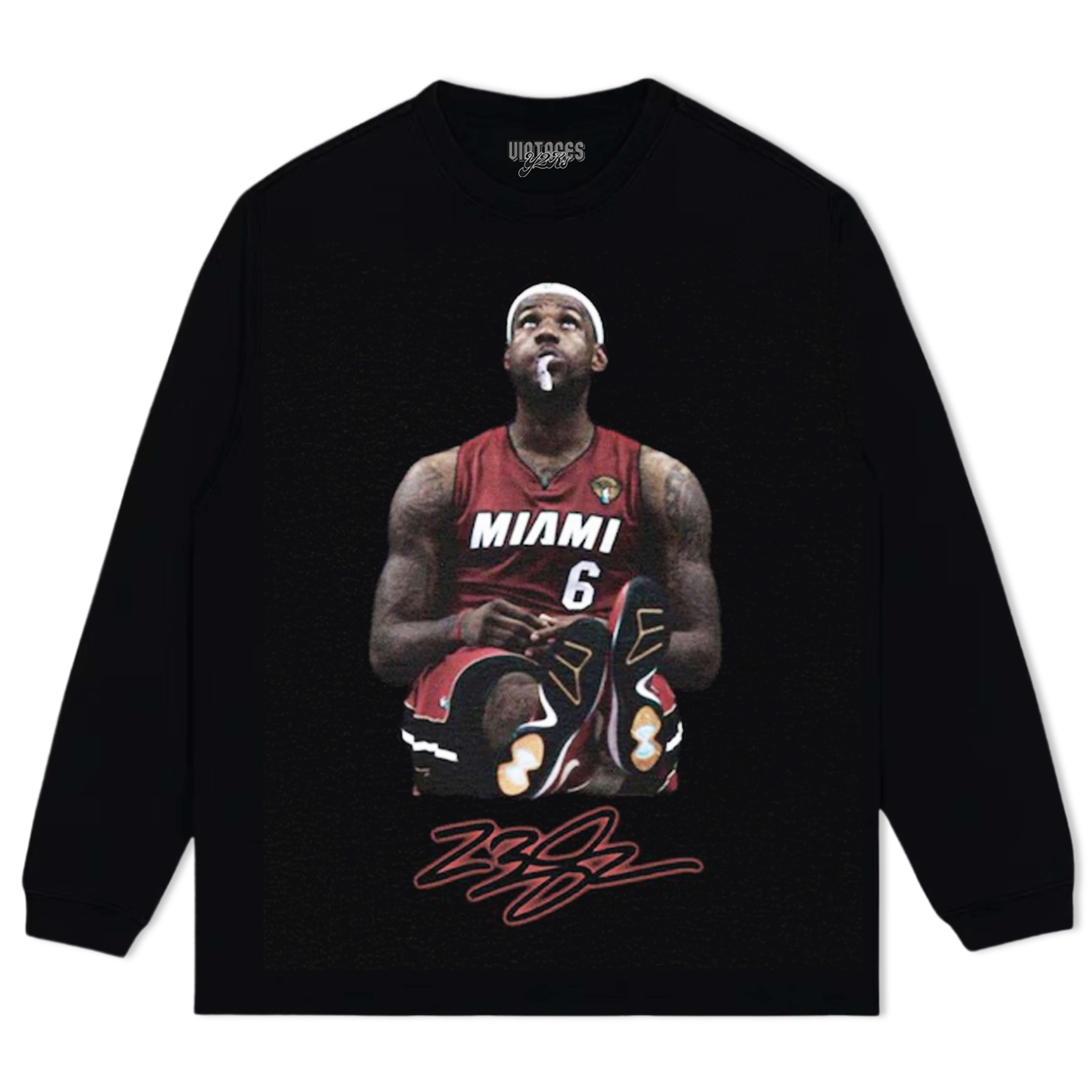 LEBRON JAMES PONDERING SIGNATURE TEE & LS & HOODIE