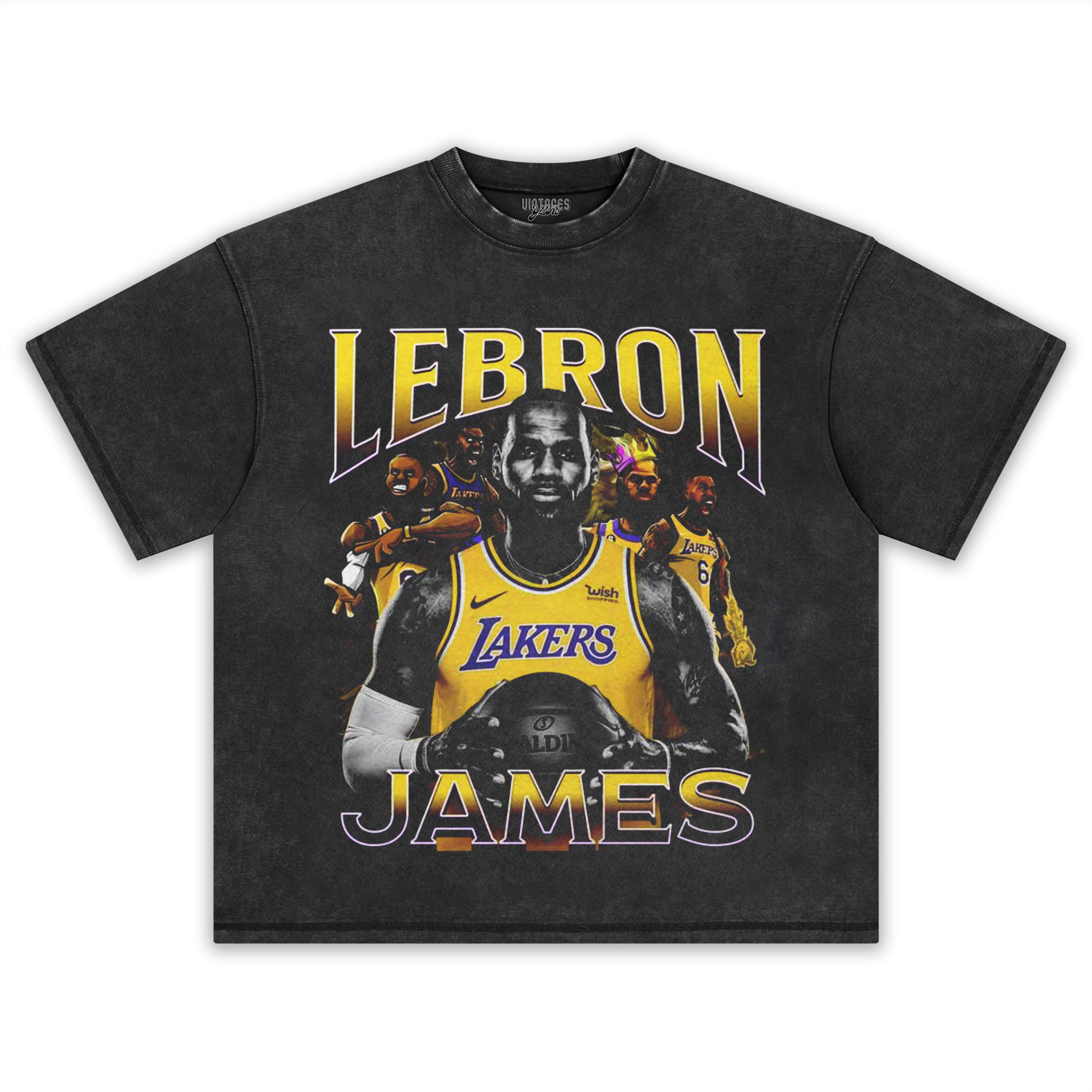 LEBRON JAMES T-SHIRT LOS ANGELES LAKERS TEE & LS & HOODIE