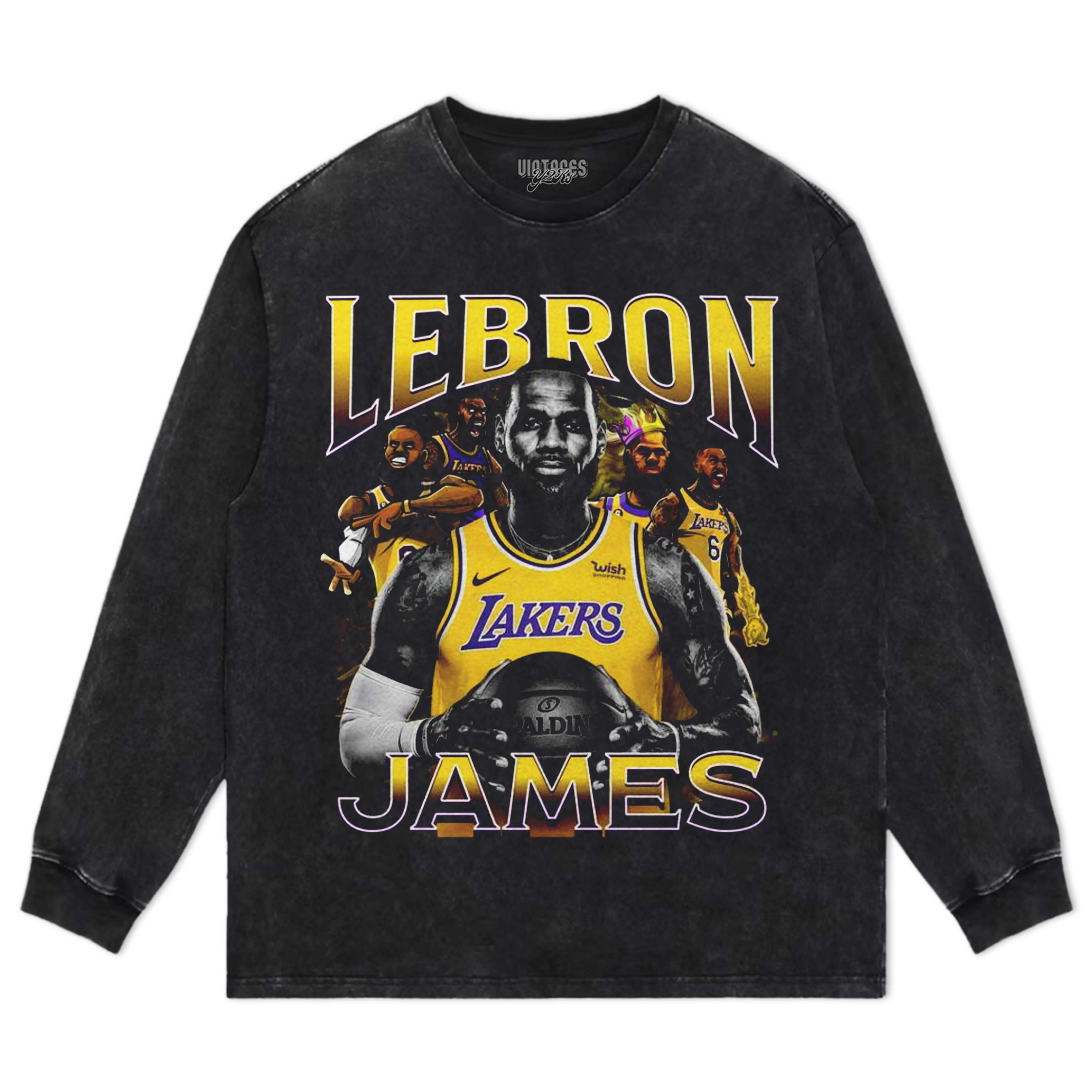 LEBRON JAMES T-SHIRT LOS ANGELES LAKERS TEE & LS & HOODIE