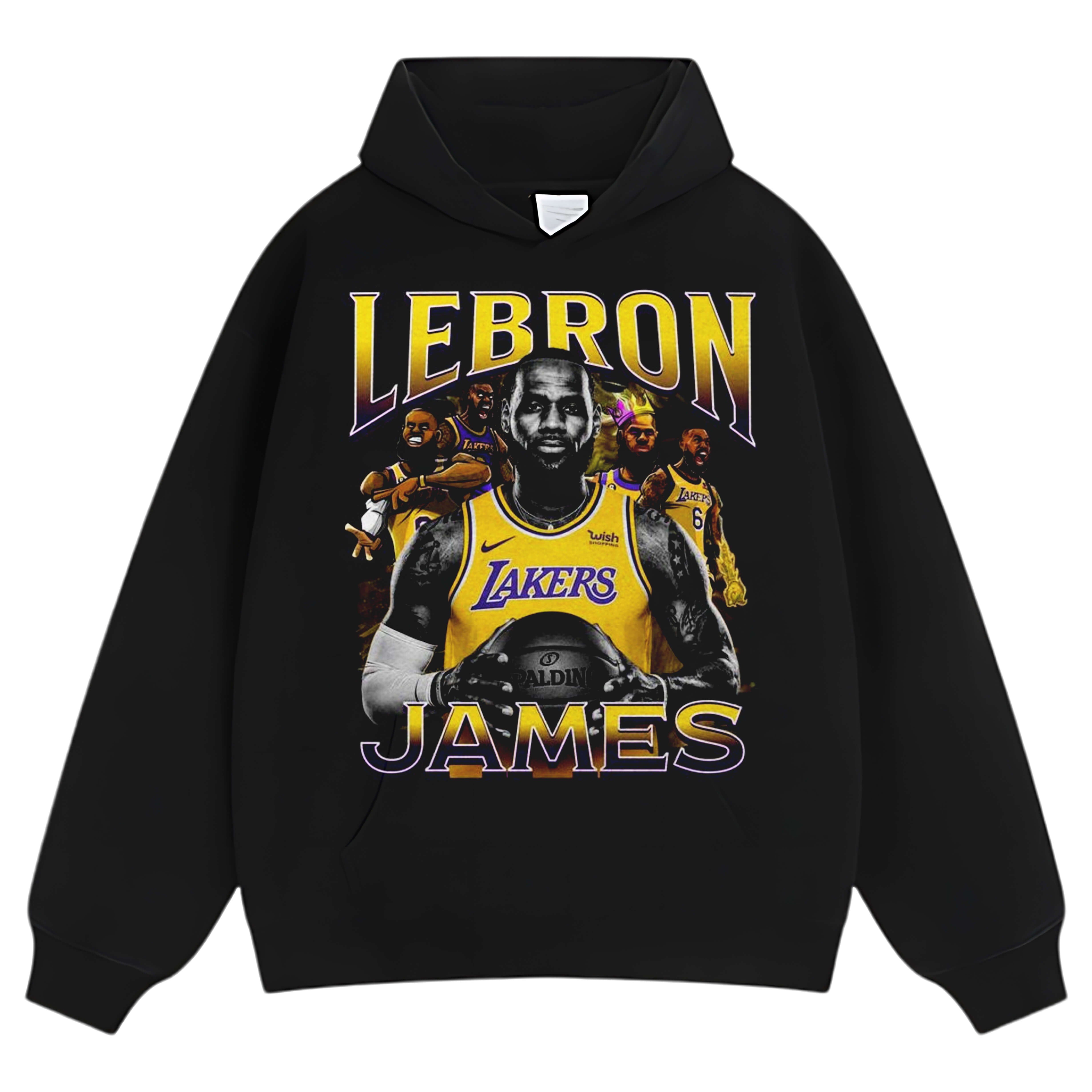 LEBRON JAMES T-SHIRT LOS ANGELES LAKERS TEE & LS & HOODIE