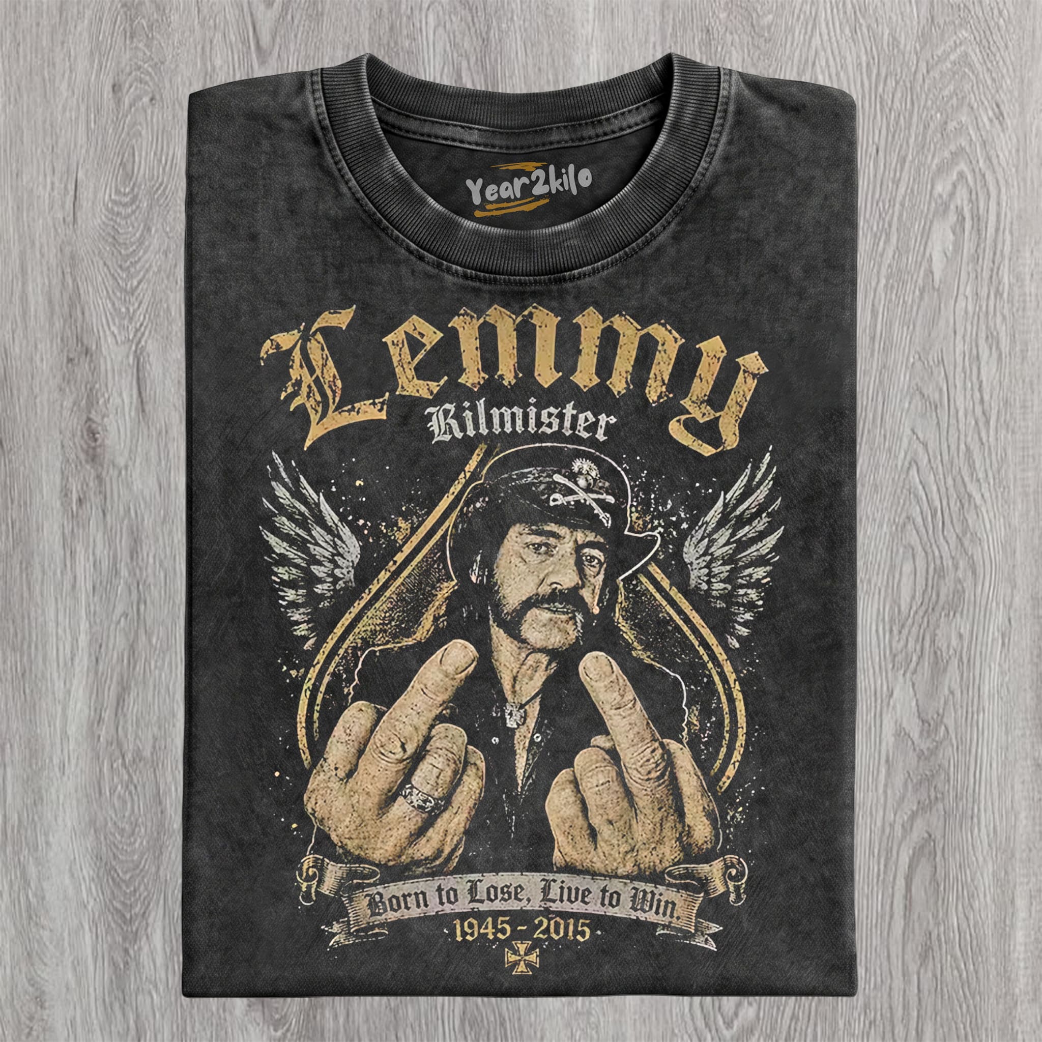 LEMMY KILMISTER VINTAGE V1 TANK TOP & TEE & LONG SLEEVE & LAYERED LS & HOODIE