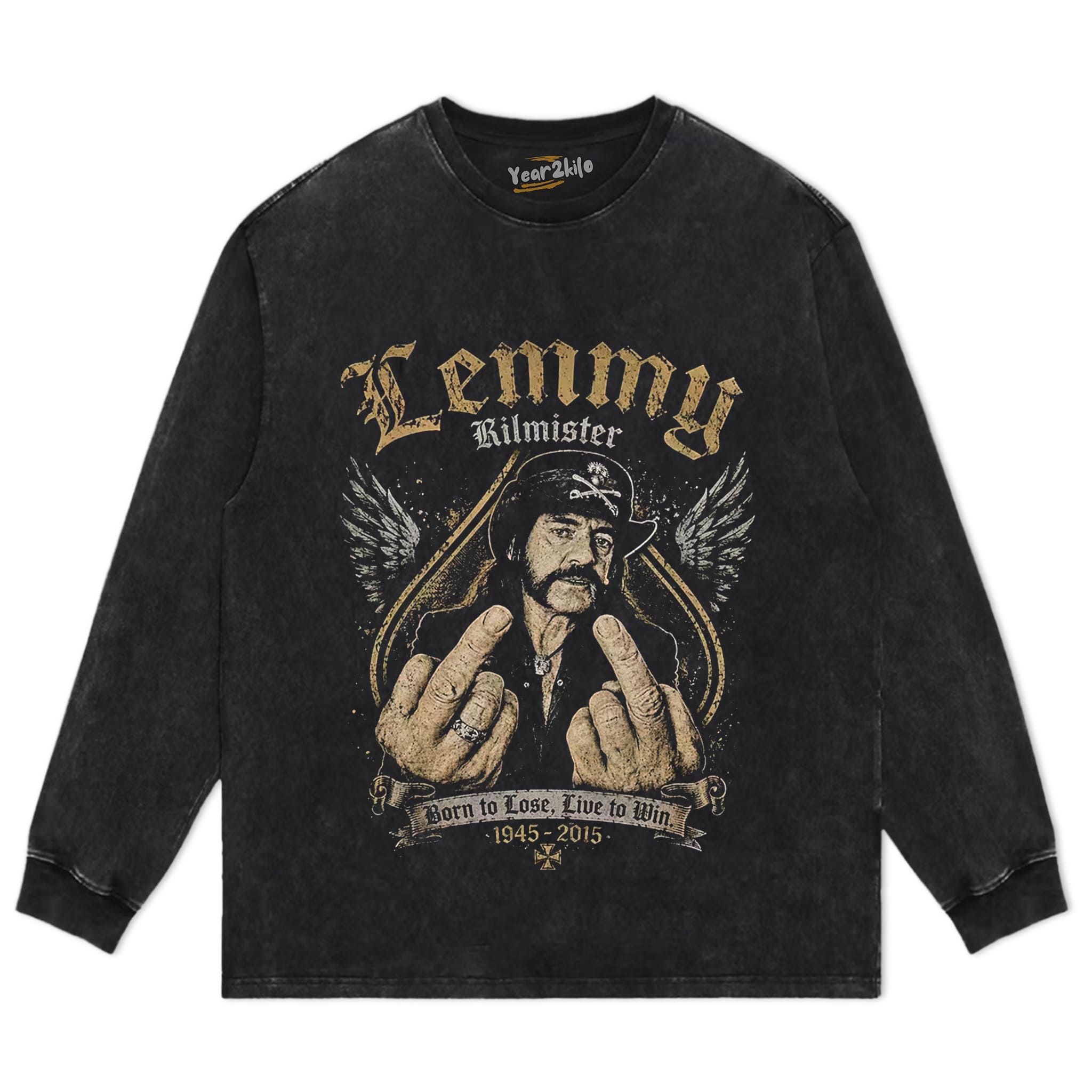 LEMMY KILMISTER VINTAGE V1 TANK TOP & TEE & LONG SLEEVE & LAYERED LS & HOODIE