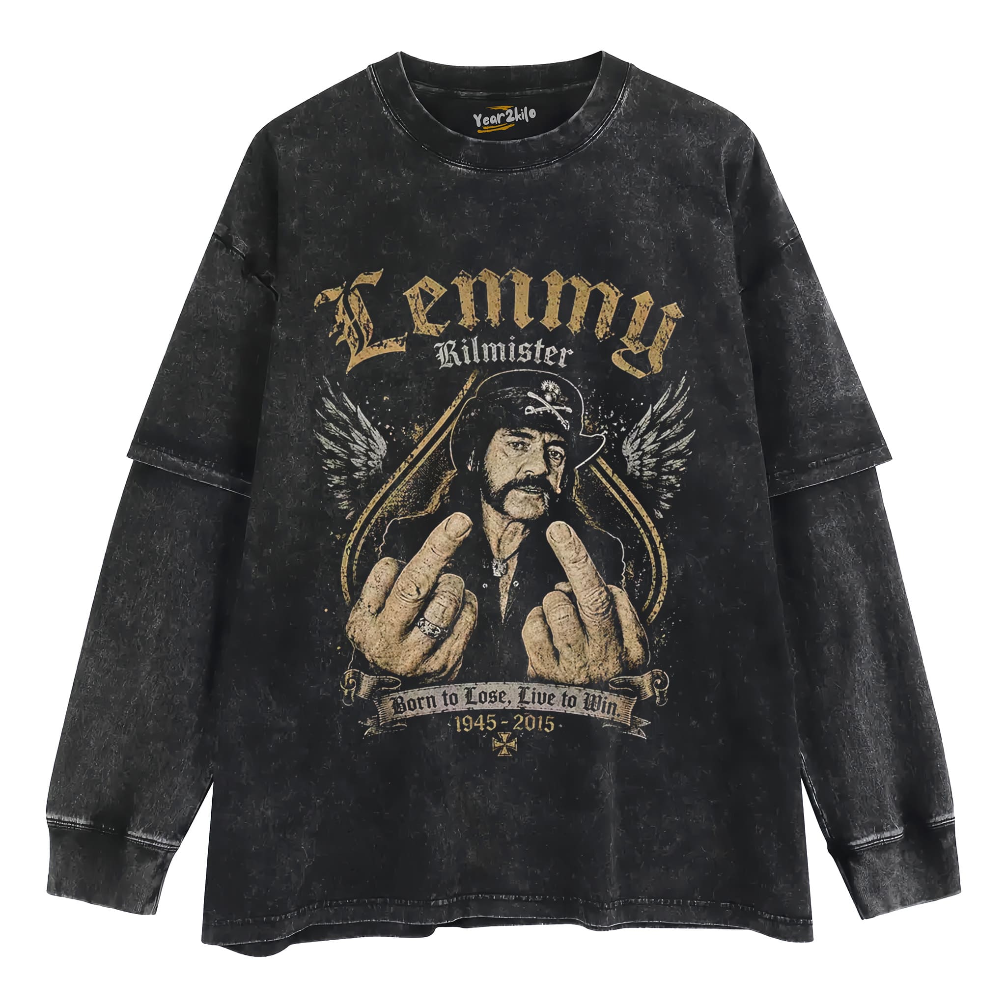 LEMMY KILMISTER VINTAGE V1 TANK TOP & TEE & LONG SLEEVE & LAYERED LS & HOODIE