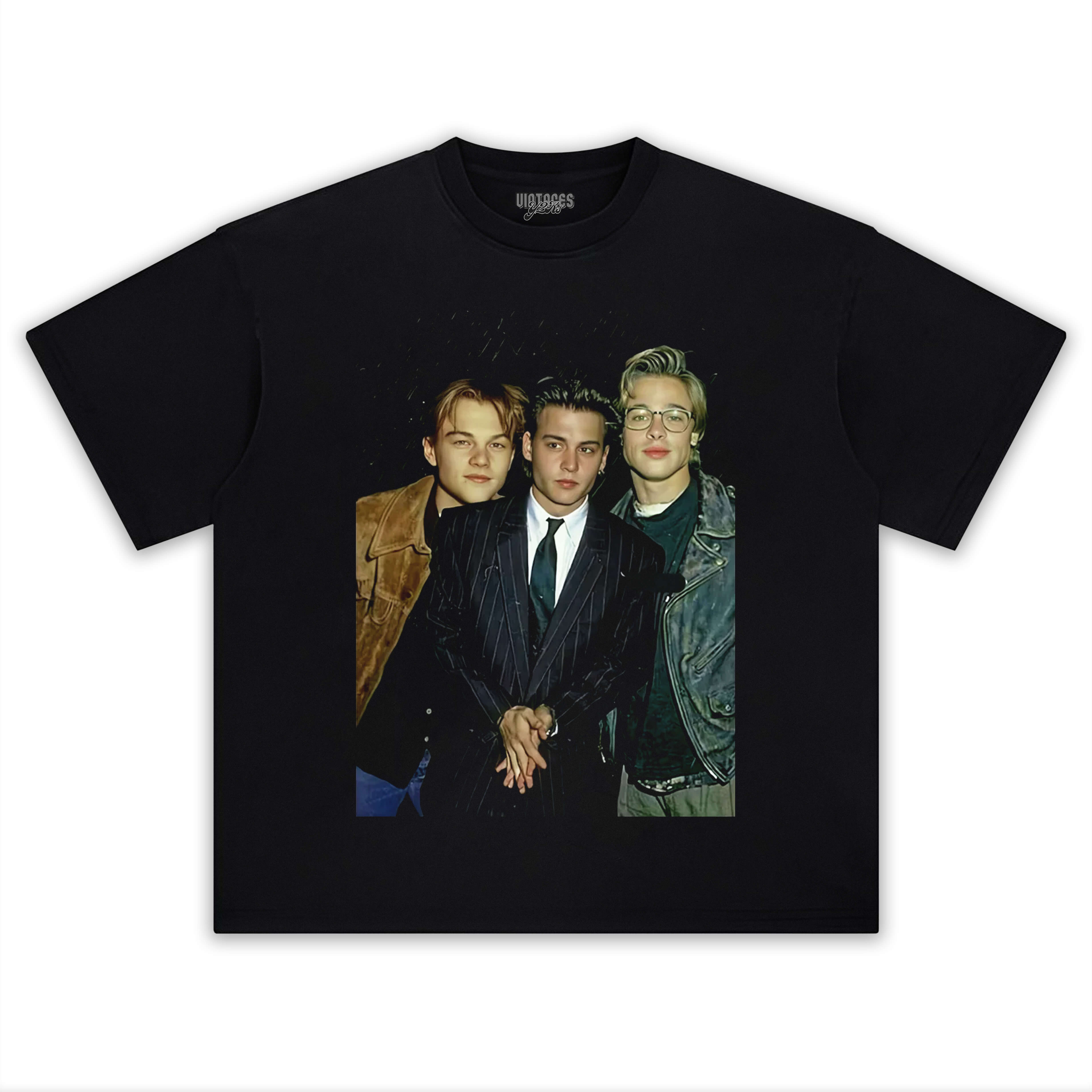 LEONARDO DICAPRIO & JOHNNY DEPP & BRAD PITT TEE