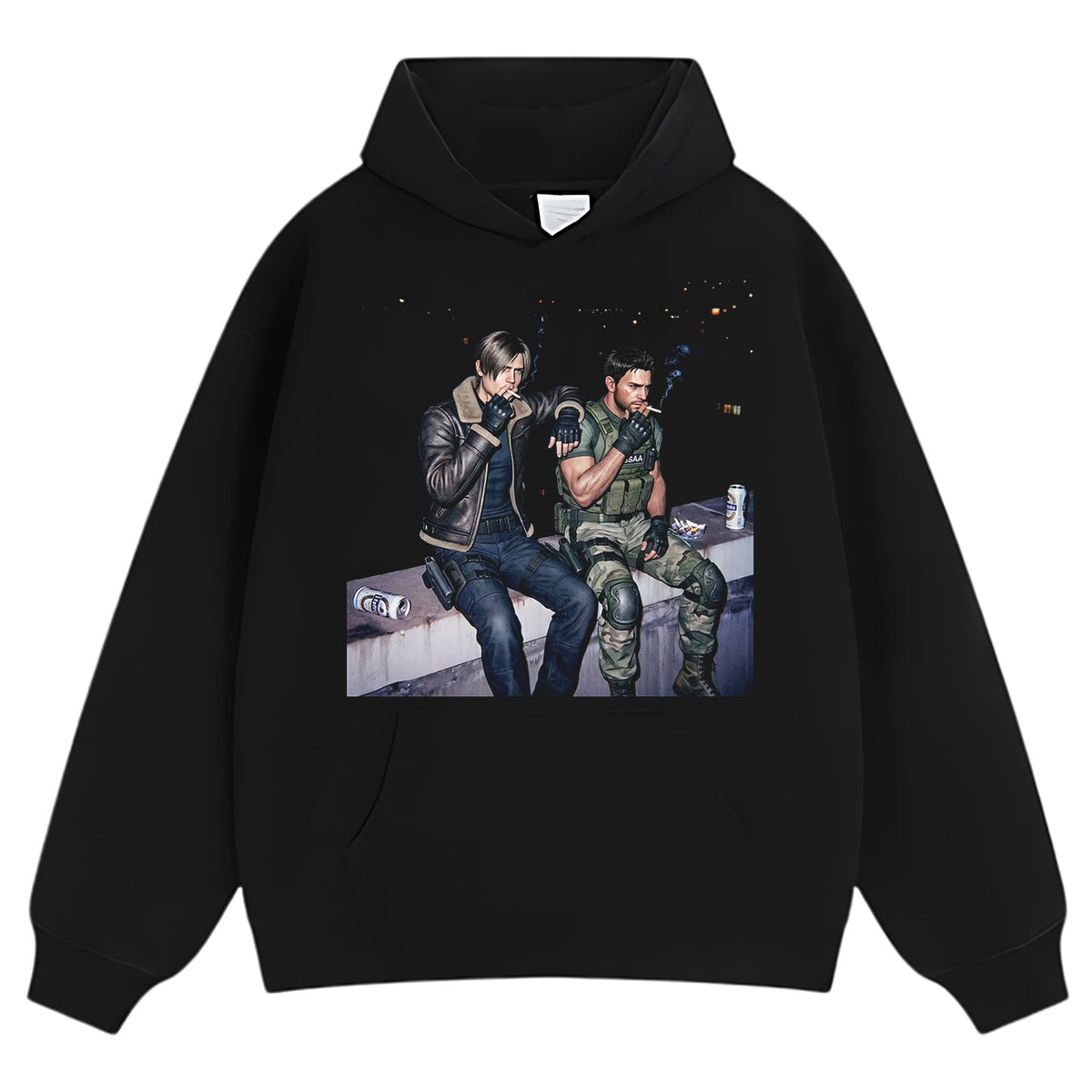LEON S. KENNEDY & CHRIS REDFIELD TANK TOP & TEE & LONG SLEEVE & LAYERED LS & HOODIE