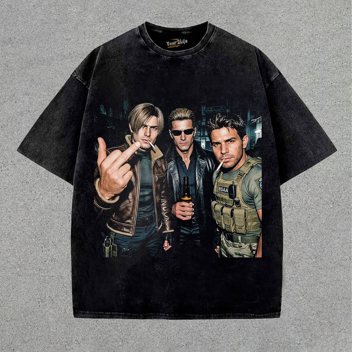 LEON & CHRIS & WESKER TANK TOP & TEE & LONG SLEEVE & LAYERED LS & HOODIE