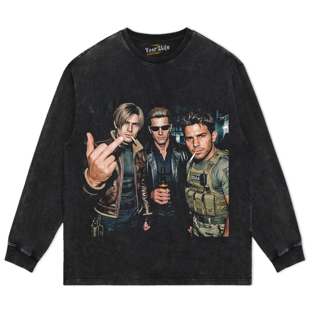 LEON & CHRIS & WESKER TANK TOP & TEE & LONG SLEEVE & LAYERED LS & HOODIE