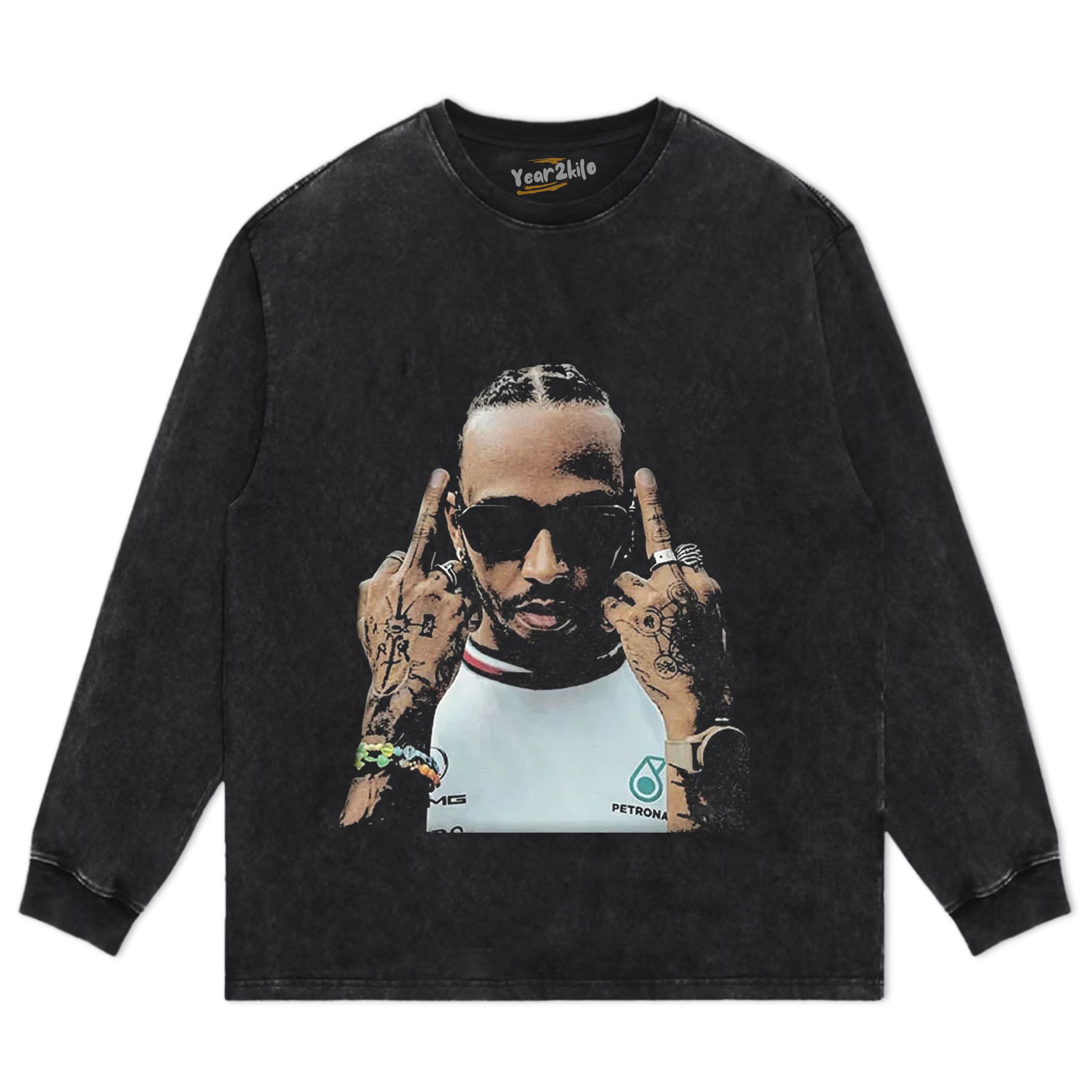 LEWIS HAMILTON F1 TANK TOP & TEE & LONG SLEEVE & LAYERED LS & HOODIE