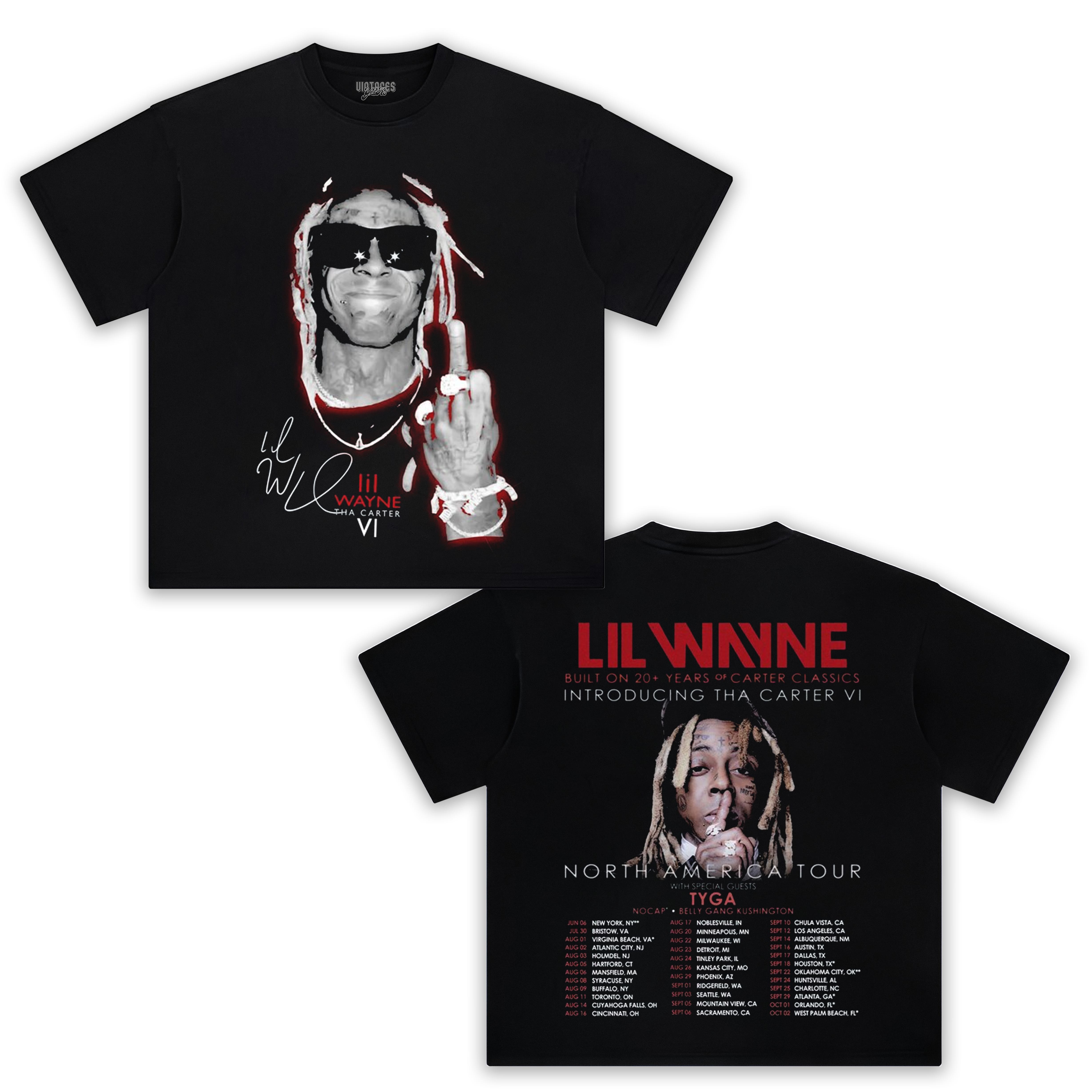 LIL WAYNE - 20+ YEARS OF CARTER CLASSICS TOUR TEE