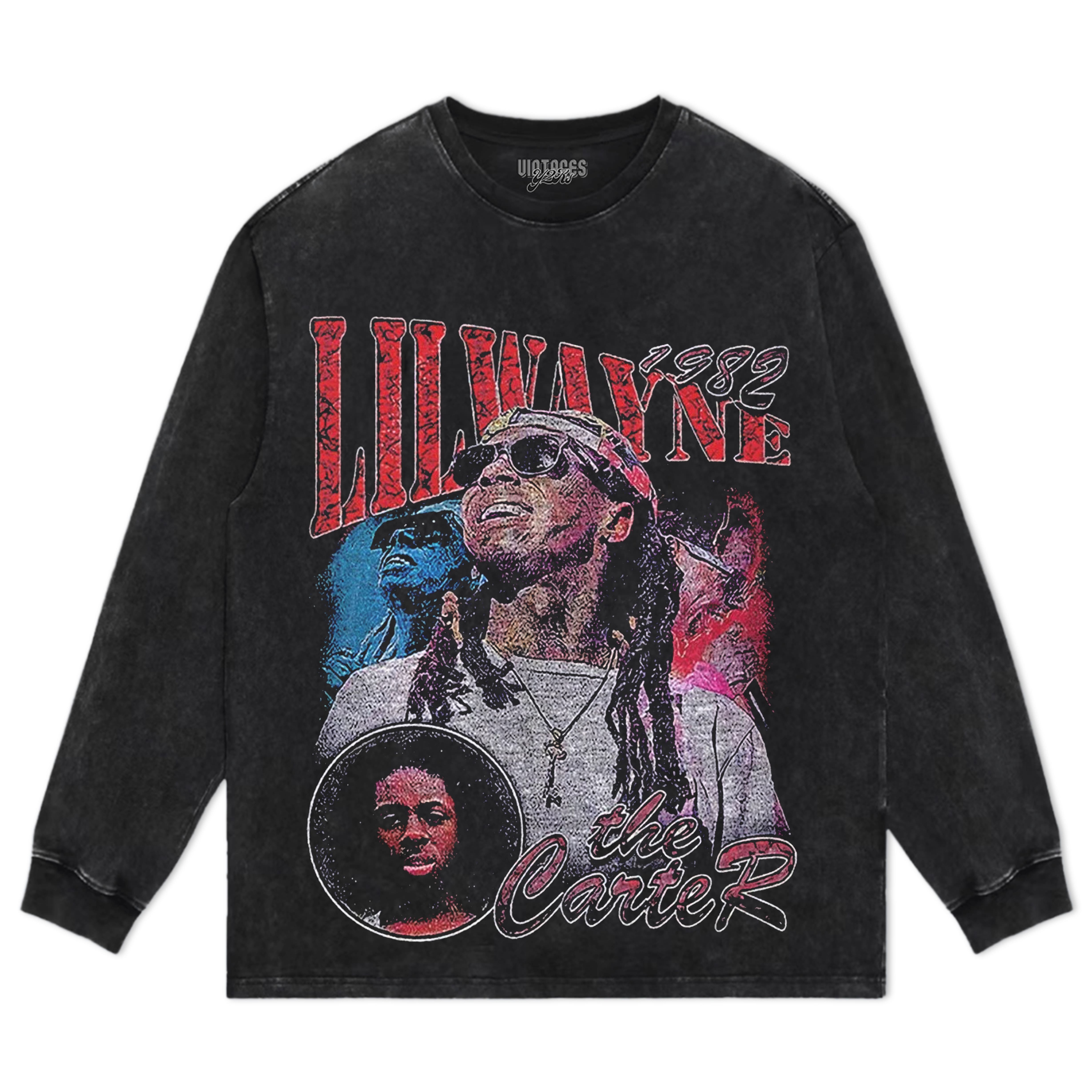 LIL WAYNE - VINTAGE INSPIRED 90'S RAP TEE & LS & HOODIE