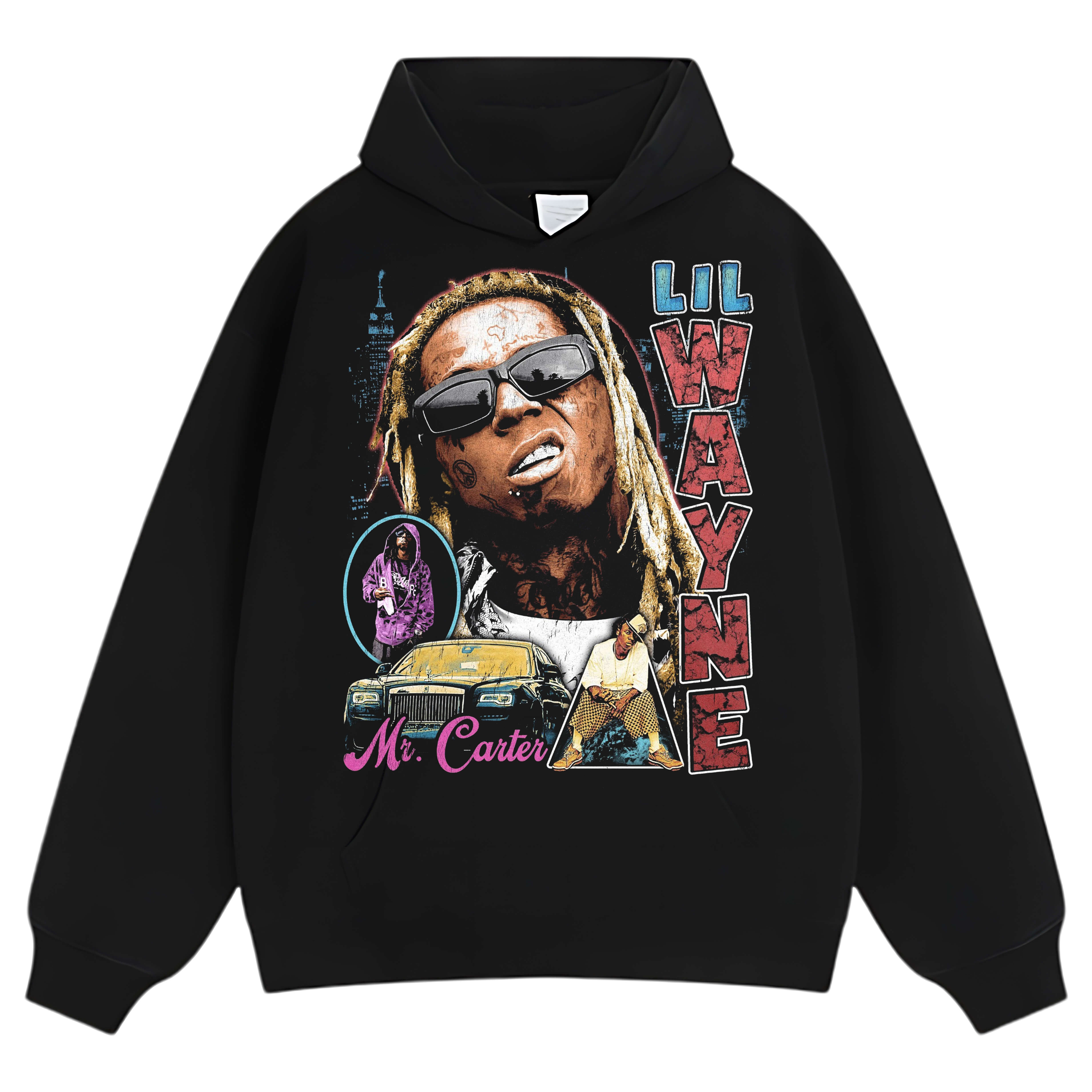 LIL WAYNE OVERSIZE TEE & LS & HOODIE