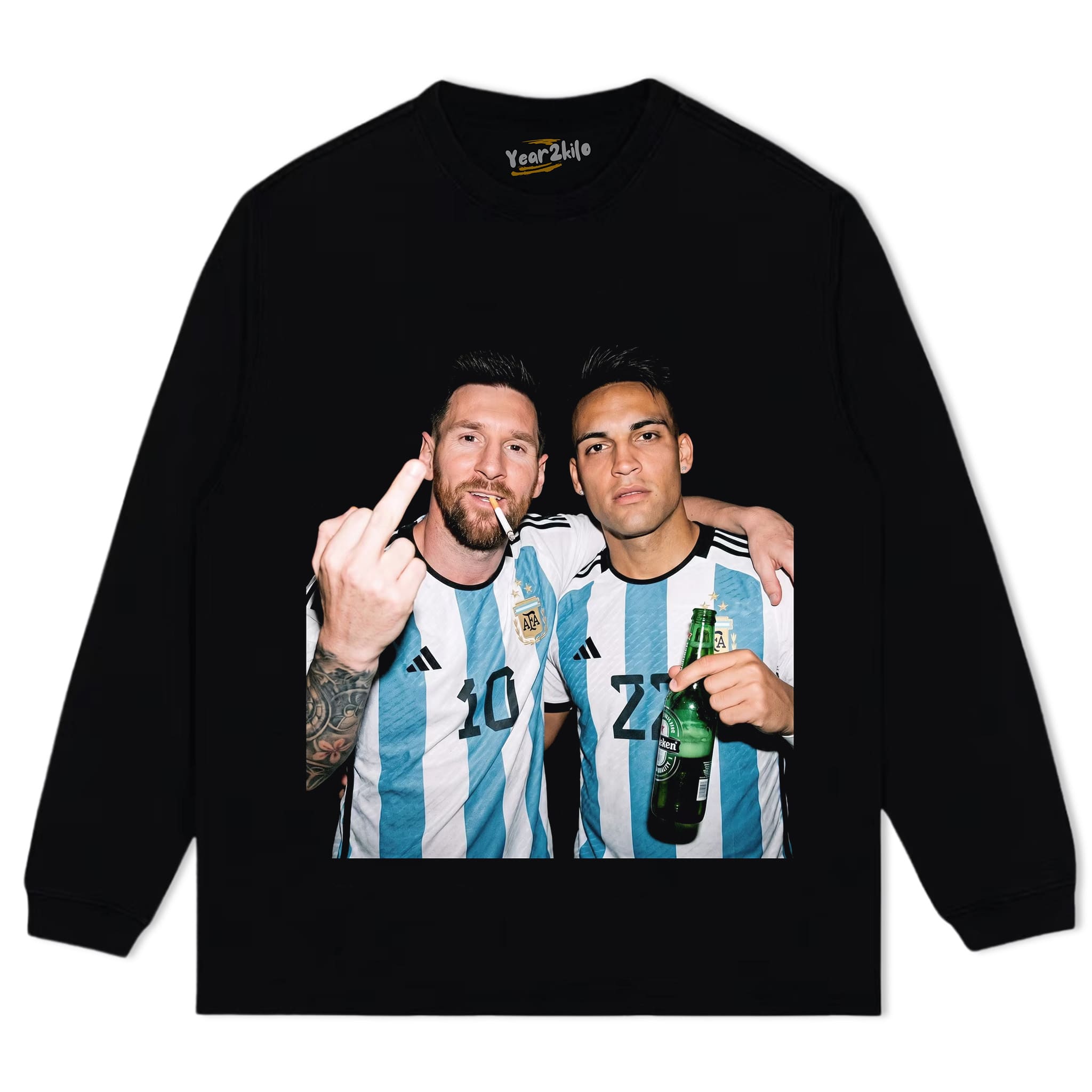 LIONEL MESSI & LAUTARO MARTÍNEZ TANK TOP & TEE & LONG SLEEVE & LAYERED LS & HOODIE