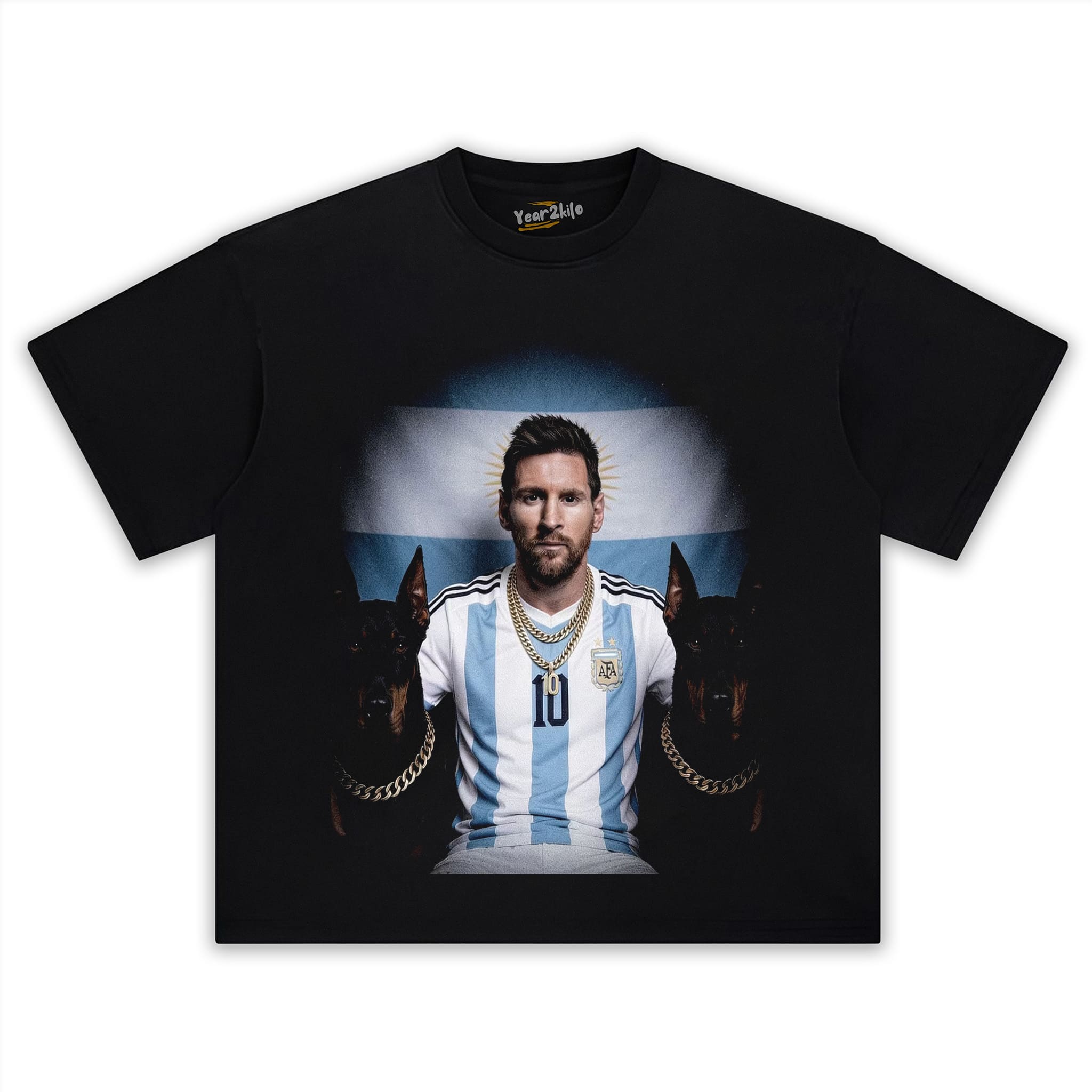 LIONEL MESS & DOBERMAN PINSCHER TANK TOP & TEE & LONG SLEEVE & LAYERED LS & HOODIE