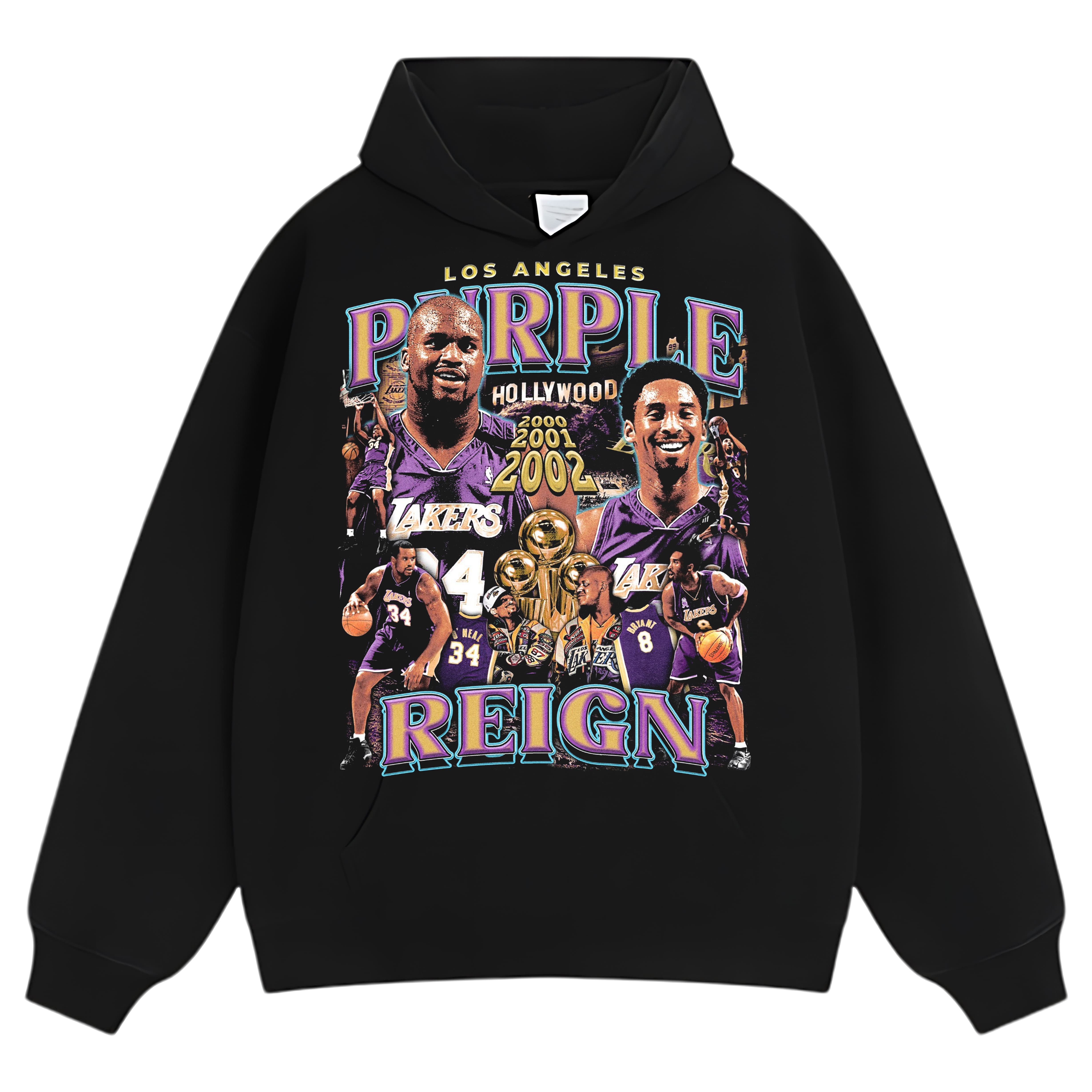 LOS ANGELES LAKERS & PURPLE REIGN VINTAGE TEE & LS & HOODIE
