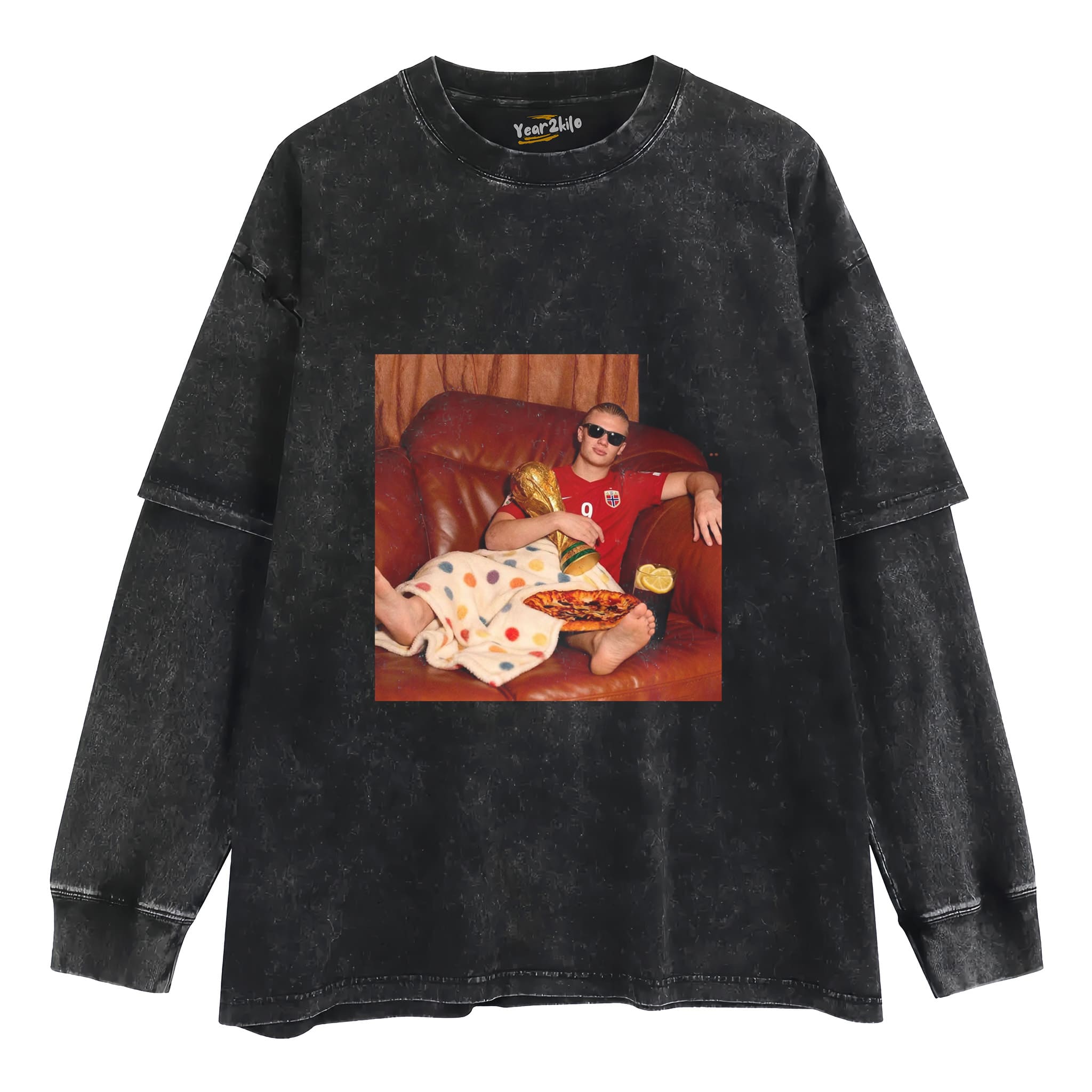 LOUNGING HAALAND NORWAY FUNNY VINTAGE V2 TANK TOP & TEE & LONG SLEEVE & LAYERED LS & HOODIE