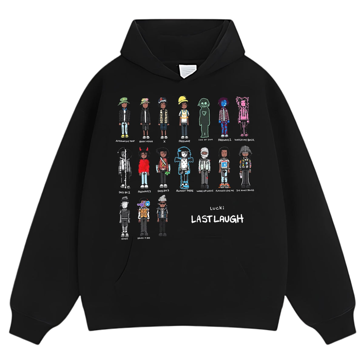 LUCKI & LAST LAUGH TANK TOP & TEE & LONG SLEEVE & LAYERED LS & HOODIE