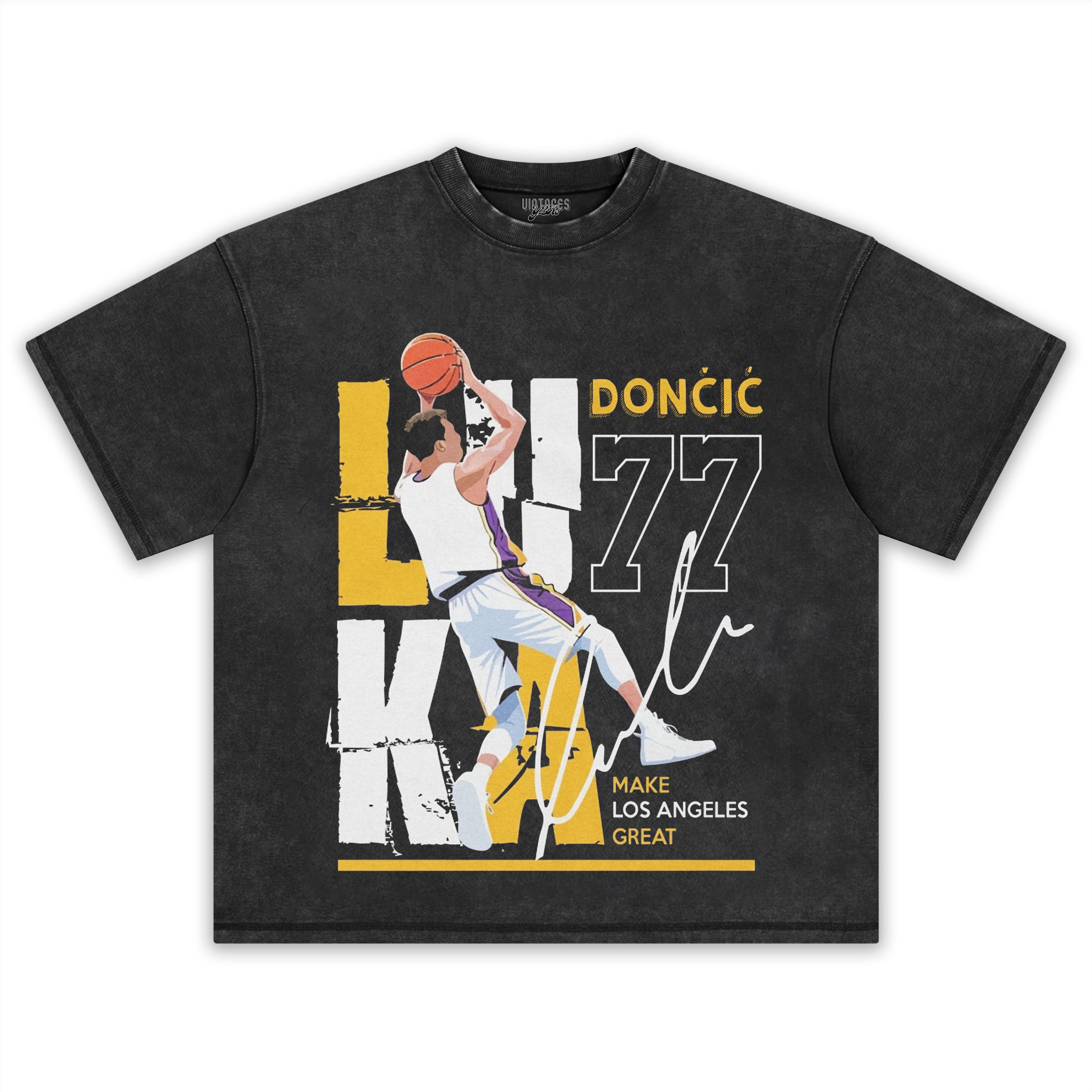 LUKA DONCIC & MAKE LOS ANGELES GREAT BASKETBALL TEE & LS & HOODIE