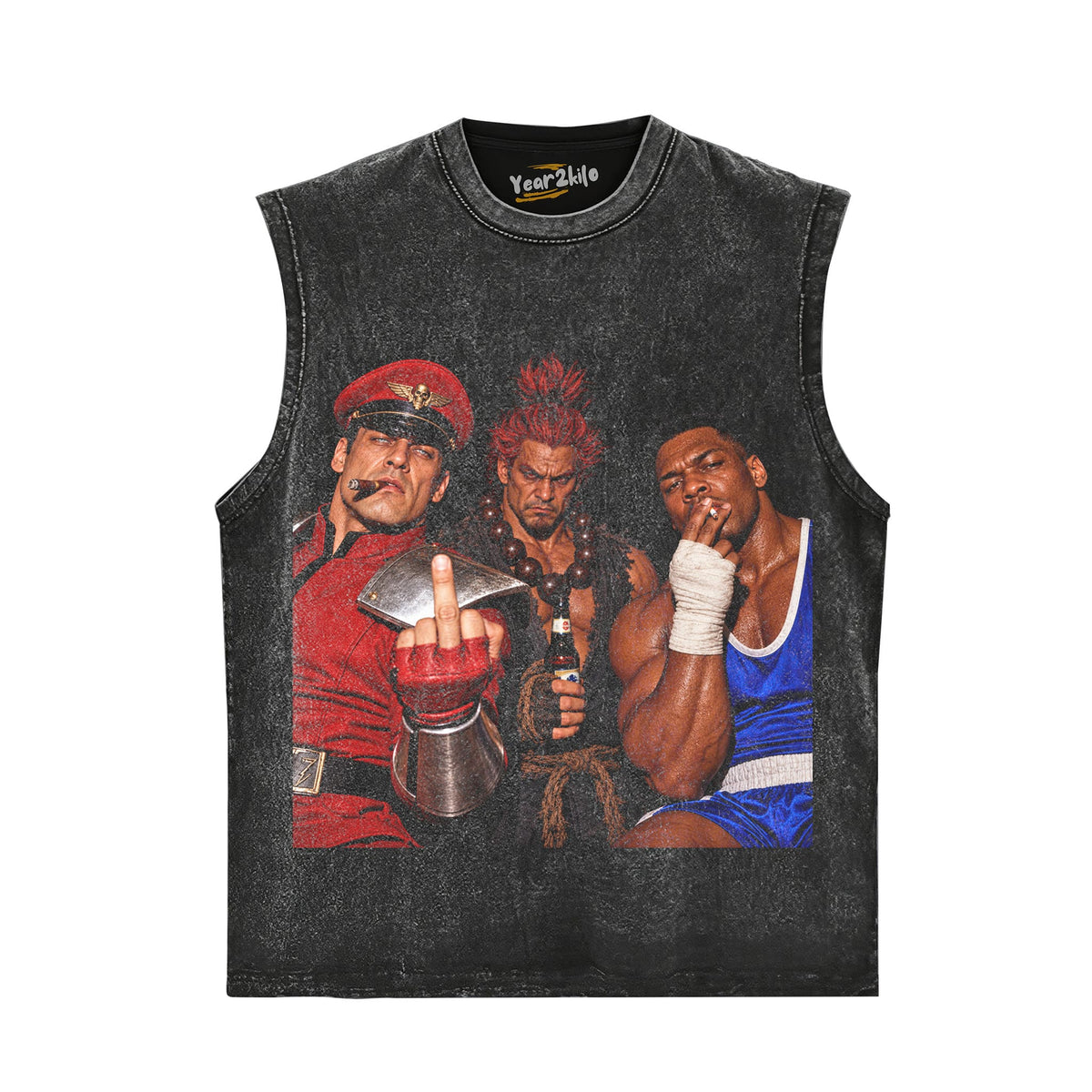M. BISON - AKUMA - BALROG TANK TOP & TEE & LONG SLEEVE & LAYERED LS & HOODIE