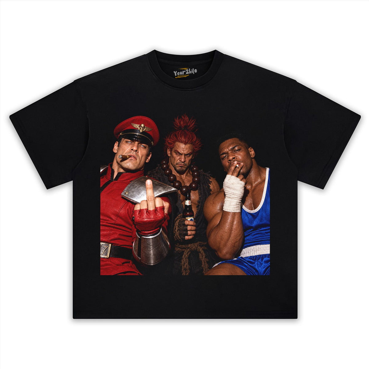 M. BISON - AKUMA - BALROG TANK TOP & TEE & LONG SLEEVE & LAYERED LS & HOODIE