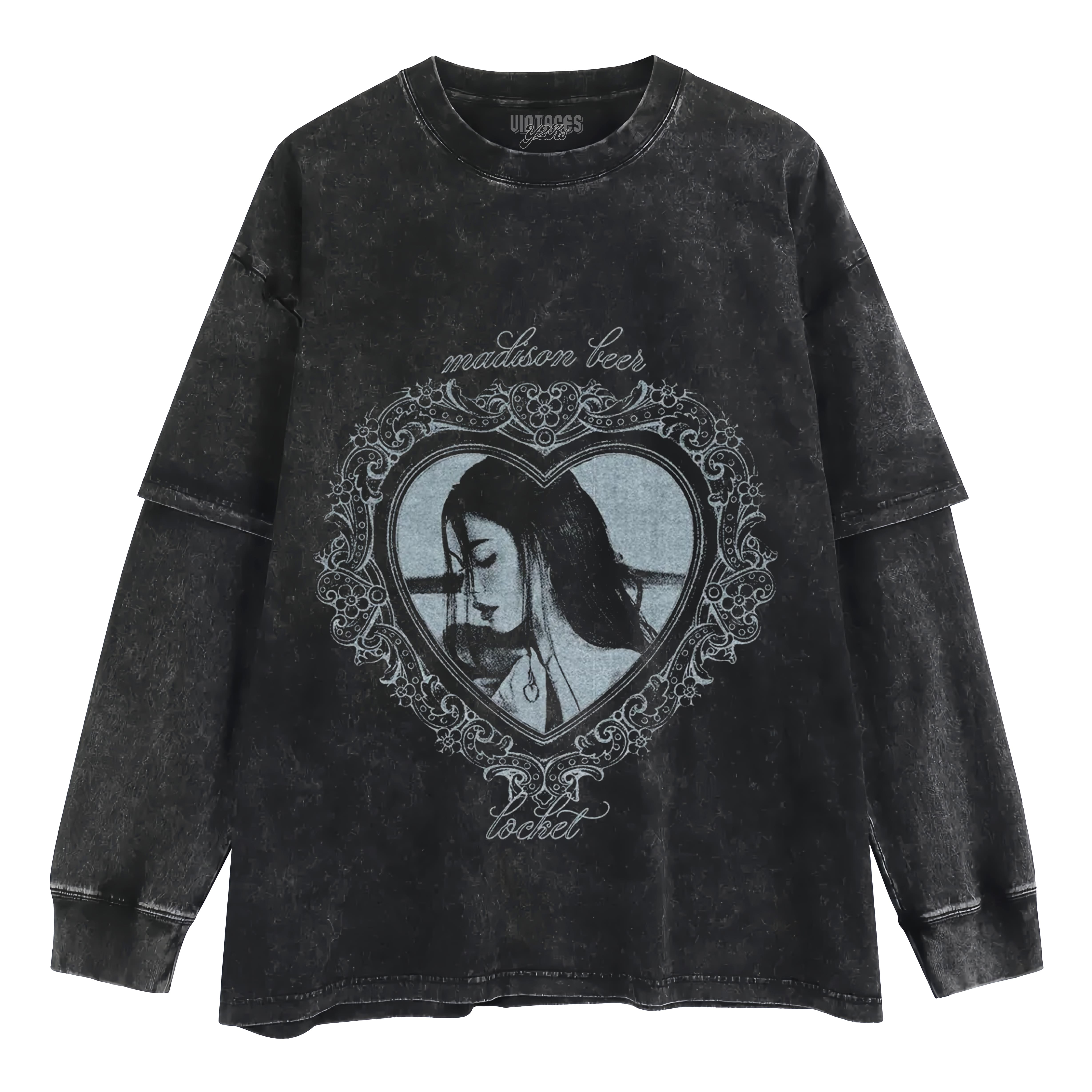 MADISON BEER - LOCKET HEART TANK TOP & TEE & LONG SLEEVE & LAYERED LS & HOODIE