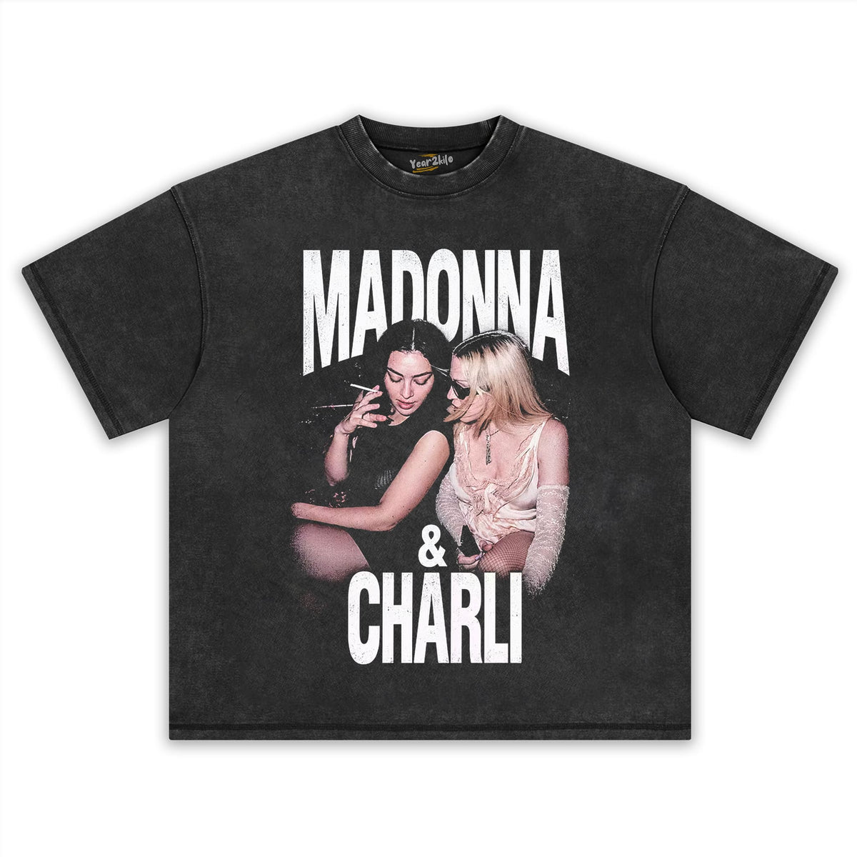 MADONNA & CHARLI XCX TANK TOP & TEE & LONG SLEEVE & LAYERED LS & HOODIE