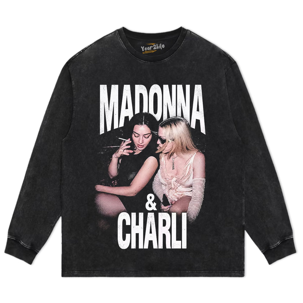 MADONNA & CHARLI XCX TANK TOP & TEE & LONG SLEEVE & LAYERED LS & HOODIE