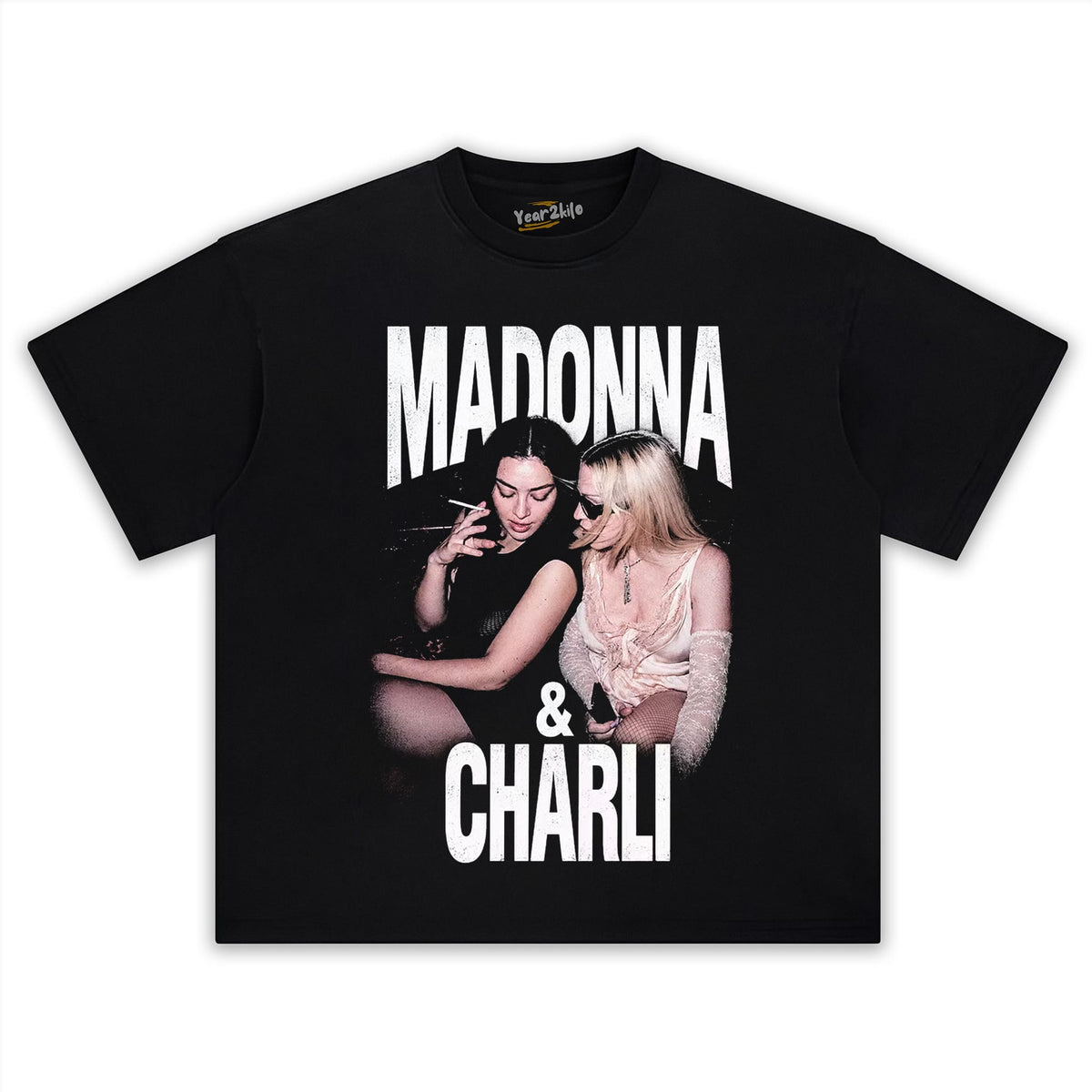MADONNA & CHARLI XCX TANK TOP & TEE & LONG SLEEVE & LAYERED LS & HOODIE