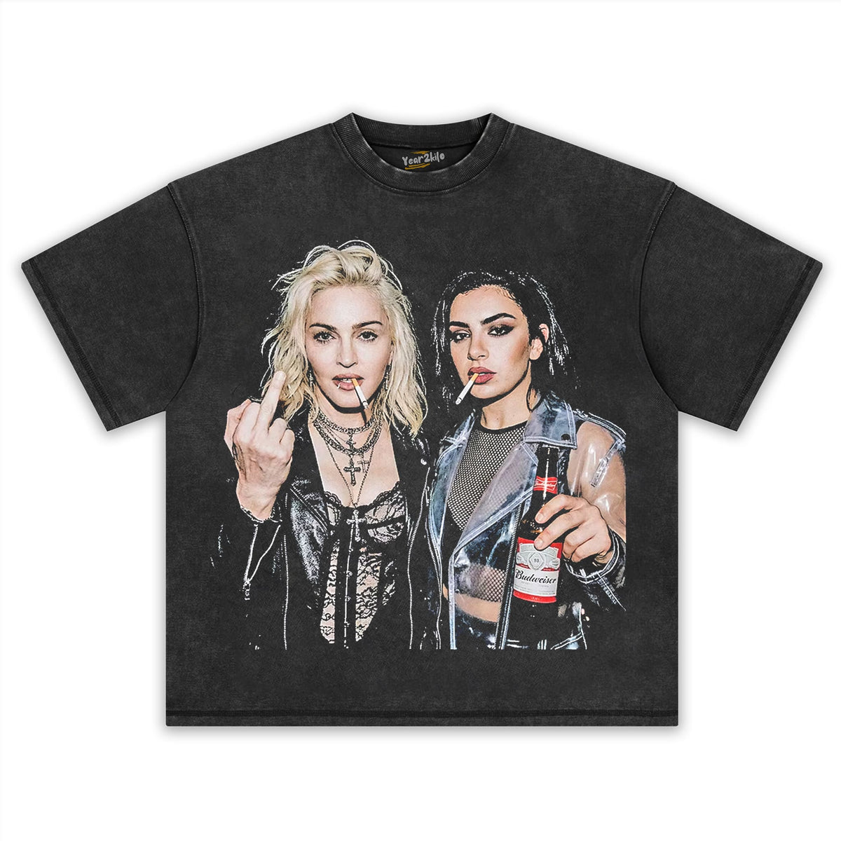 MADONNA & CHARLI XCX V2 TANK TOP & TEE & LONG SLEEVE & LAYERED LS & HOODIE
