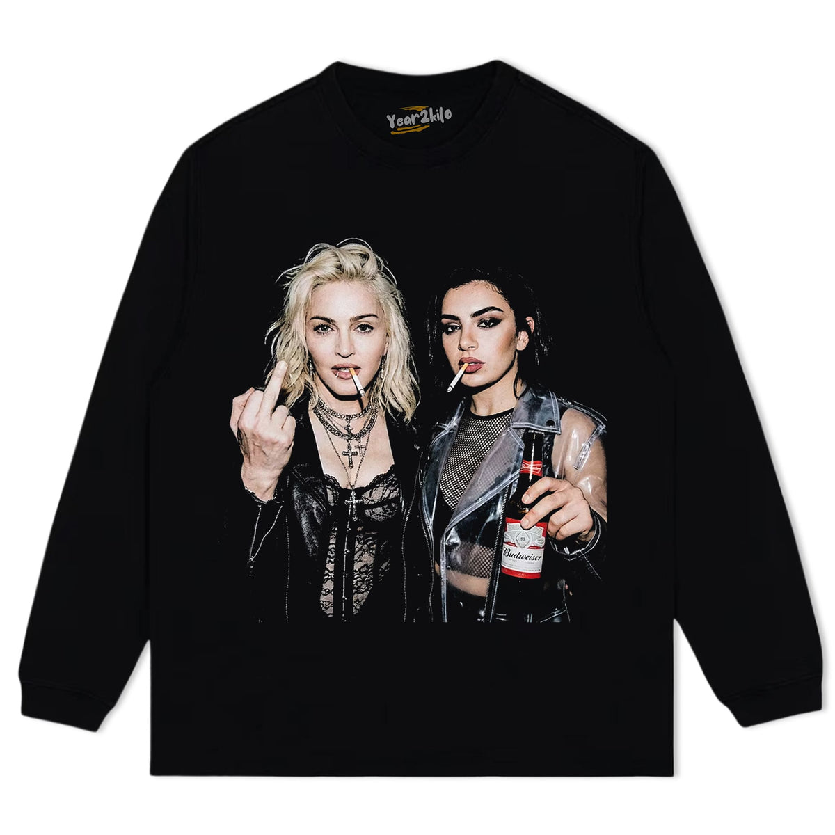 MADONNA & CHARLI XCX V2 TANK TOP & TEE & LONG SLEEVE & LAYERED LS & HOODIE