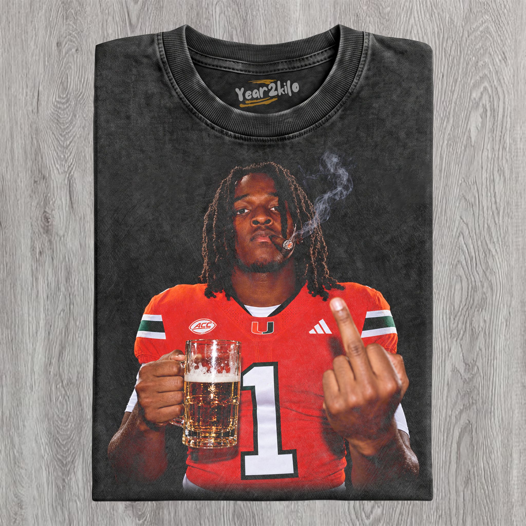 MALACHI TONEY - MIDDLE FINGER TANK TOP & TEE & LONG SLEEVE & LAYERED LS & HOODIE