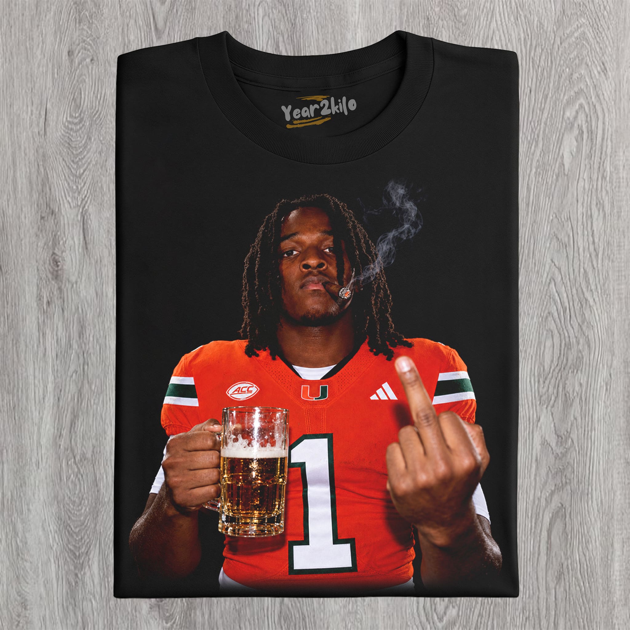 MALACHI TONEY - MIDDLE FINGER TANK TOP & TEE & LONG SLEEVE & LAYERED LS & HOODIE