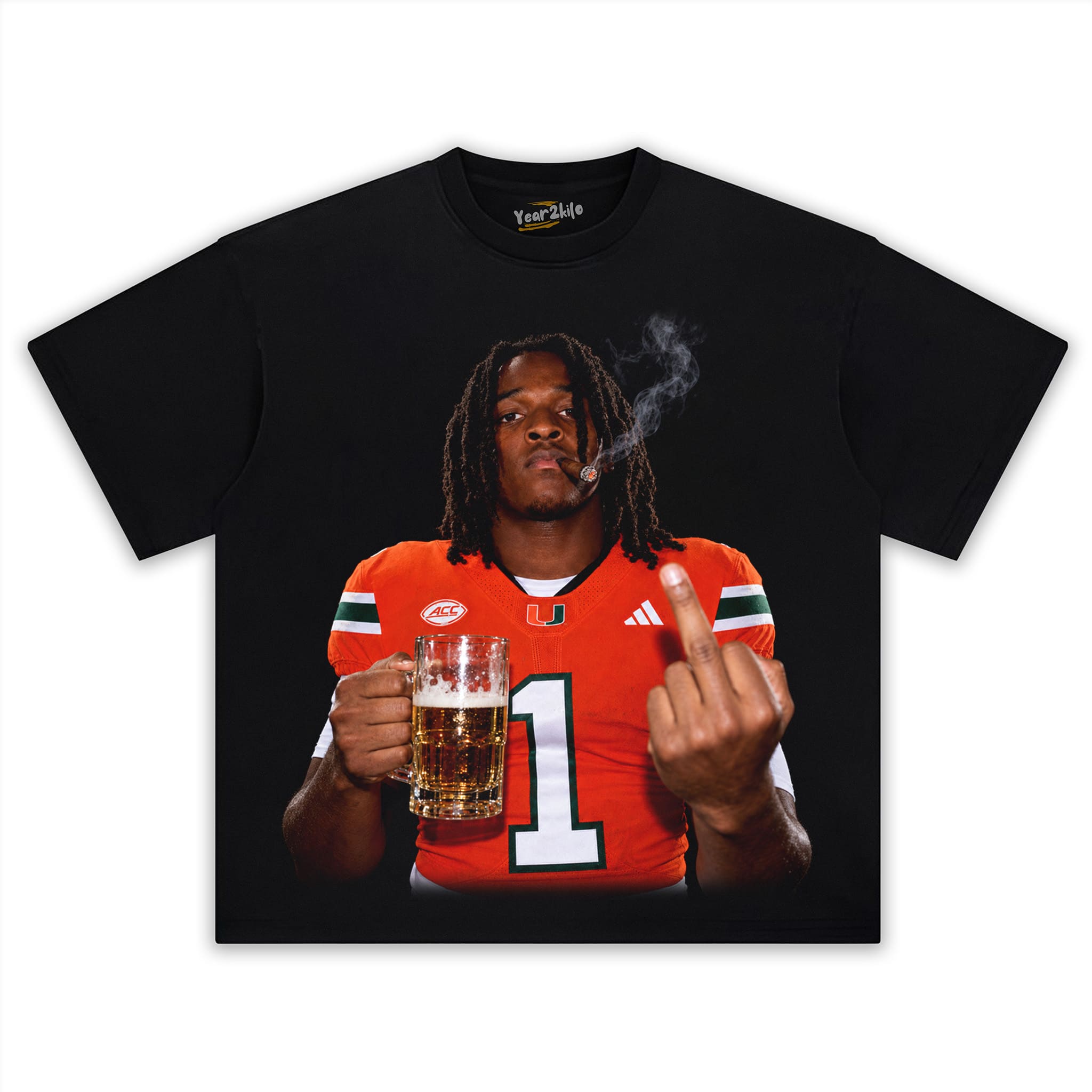 MALACHI TONEY - MIDDLE FINGER TANK TOP & TEE & LONG SLEEVE & LAYERED LS & HOODIE