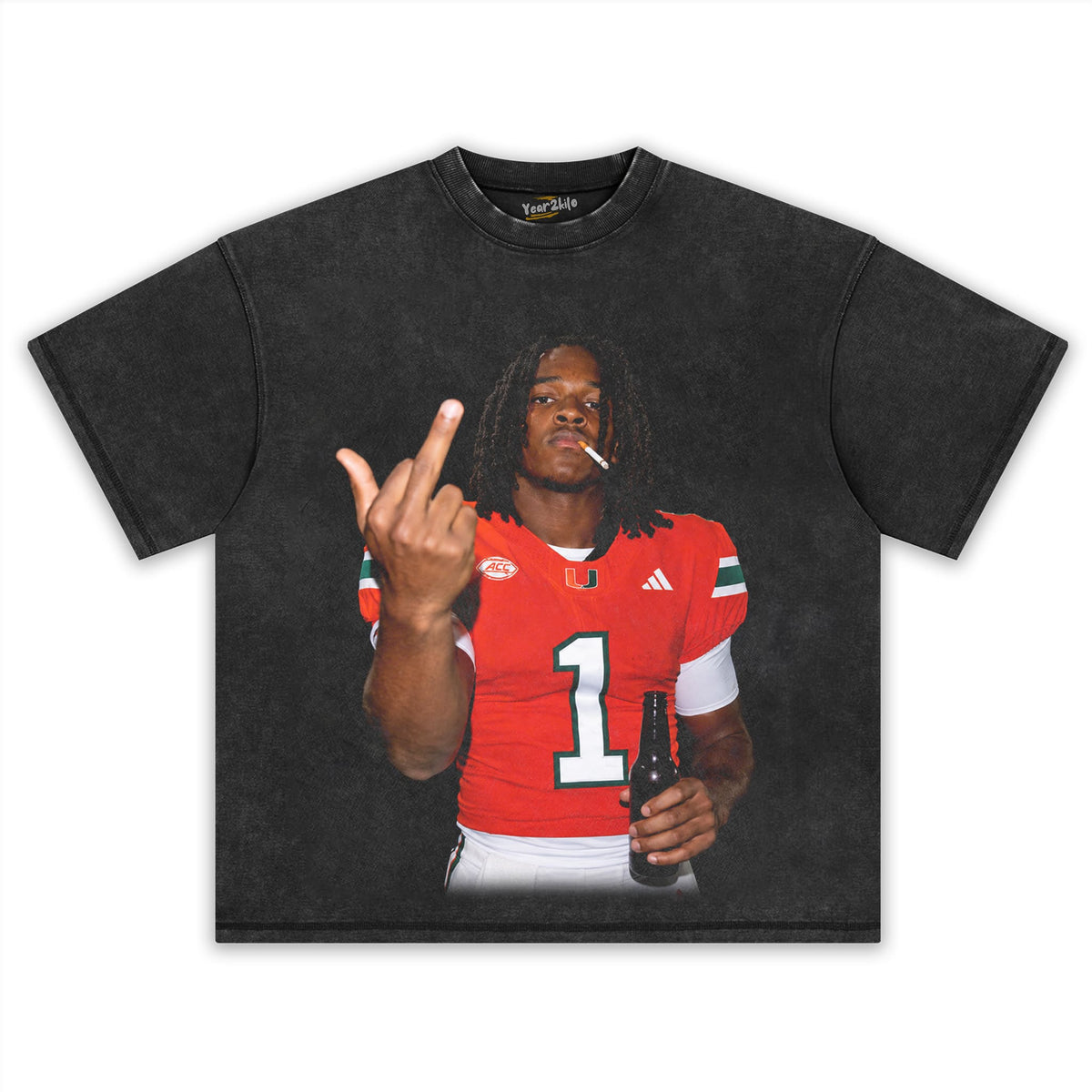 MALACHI TONEY - MIDDLE FINGER V2 TANK TOP & TEE & LONG SLEEVE & LAYERED LS & HOODIE