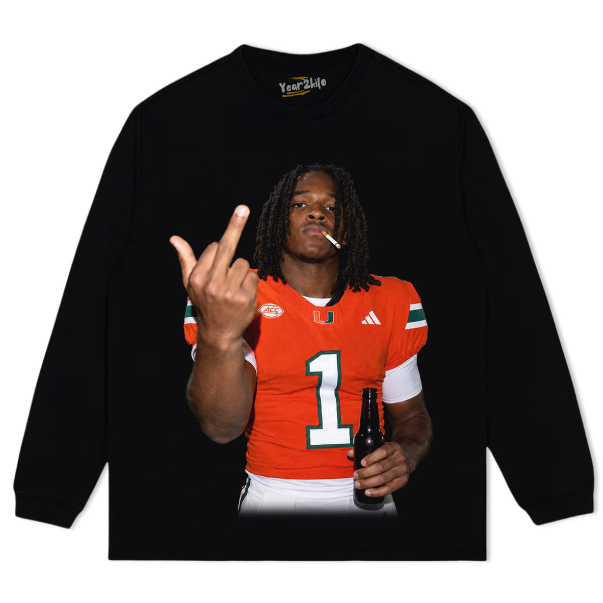 MALACHI TONEY - MIDDLE FINGER V2 TANK TOP & TEE & LONG SLEEVE & LAYERED LS & HOODIE