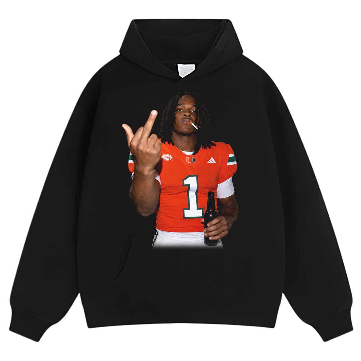 MALACHI TONEY - MIDDLE FINGER V2 TANK TOP & TEE & LONG SLEEVE & LAYERED LS & HOODIE