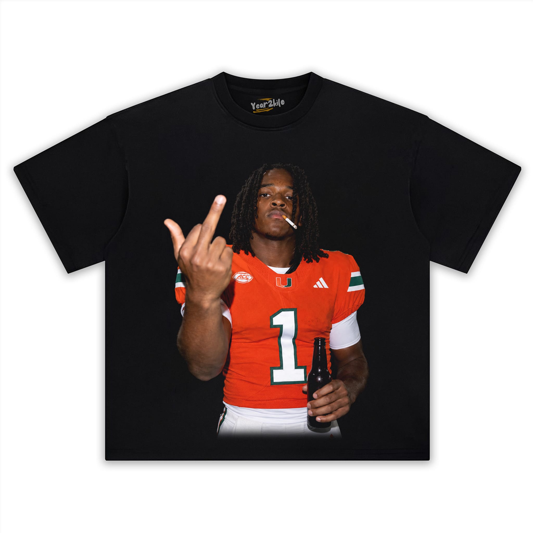 MALACHI TONEY - MIDDLE FINGER V2 TANK TOP & TEE & LONG SLEEVE & LAYERED LS & HOODIE