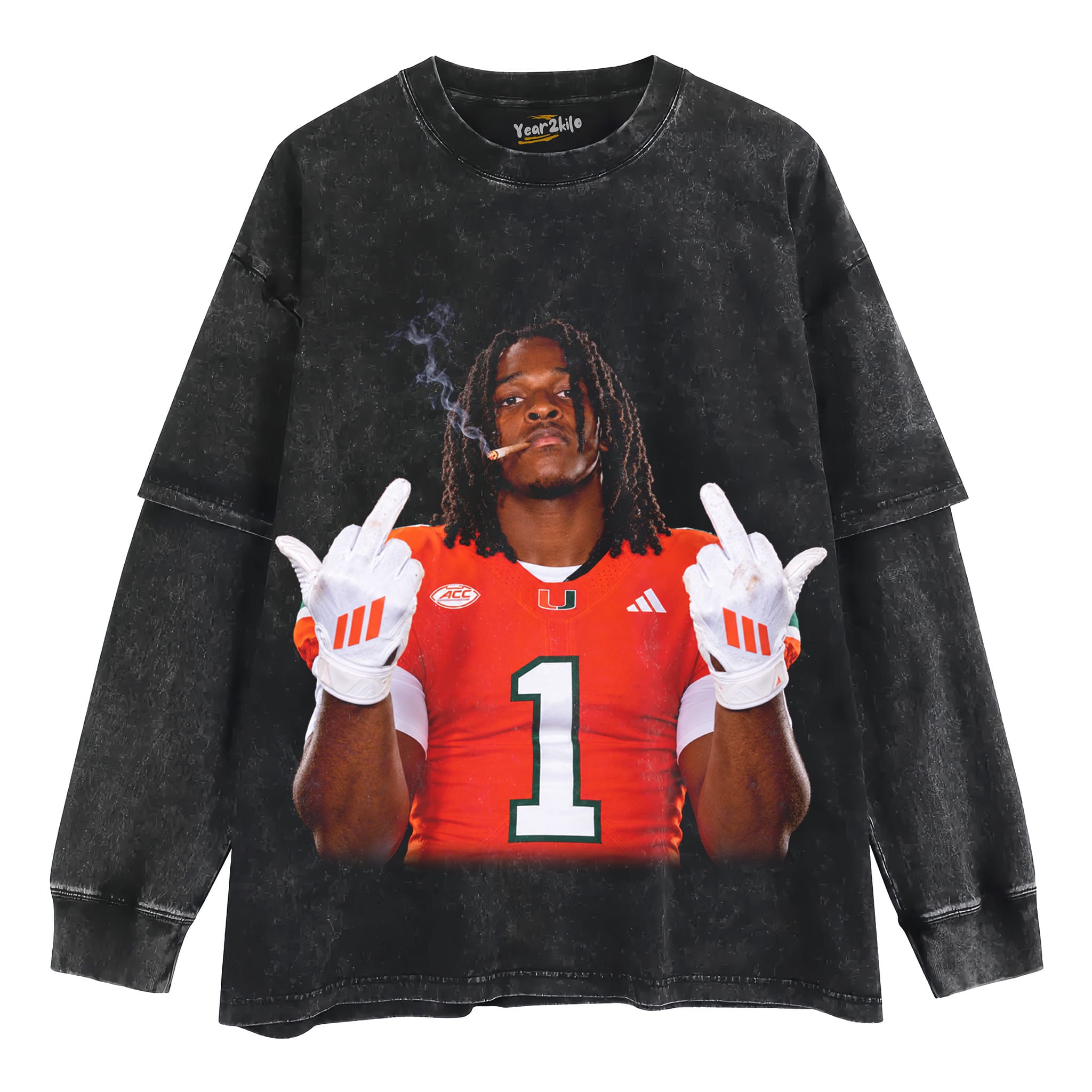 MALACHI TONEY - MIDDLE FINGER V3 TANK TOP & TEE & LONG SLEEVE & LAYERED LS & HOODIE