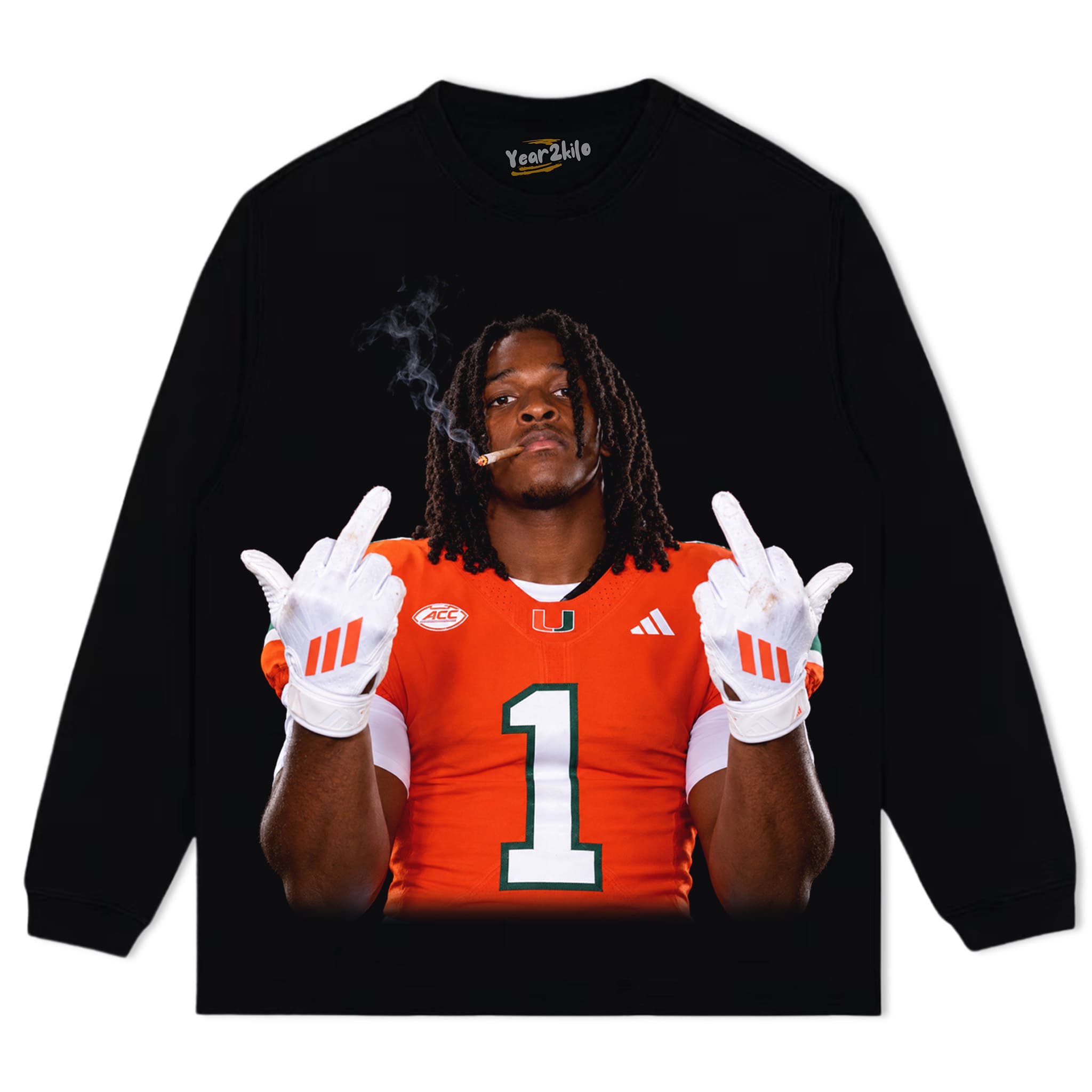 MALACHI TONEY - MIDDLE FINGER V3 TANK TOP & TEE & LONG SLEEVE & LAYERED LS & HOODIE
