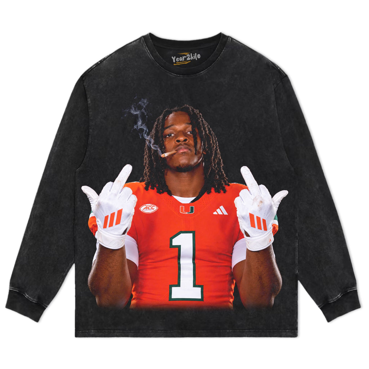 MALACHI TONEY - MIDDLE FINGER V3 TANK TOP & TEE & LONG SLEEVE & LAYERED LS & HOODIE