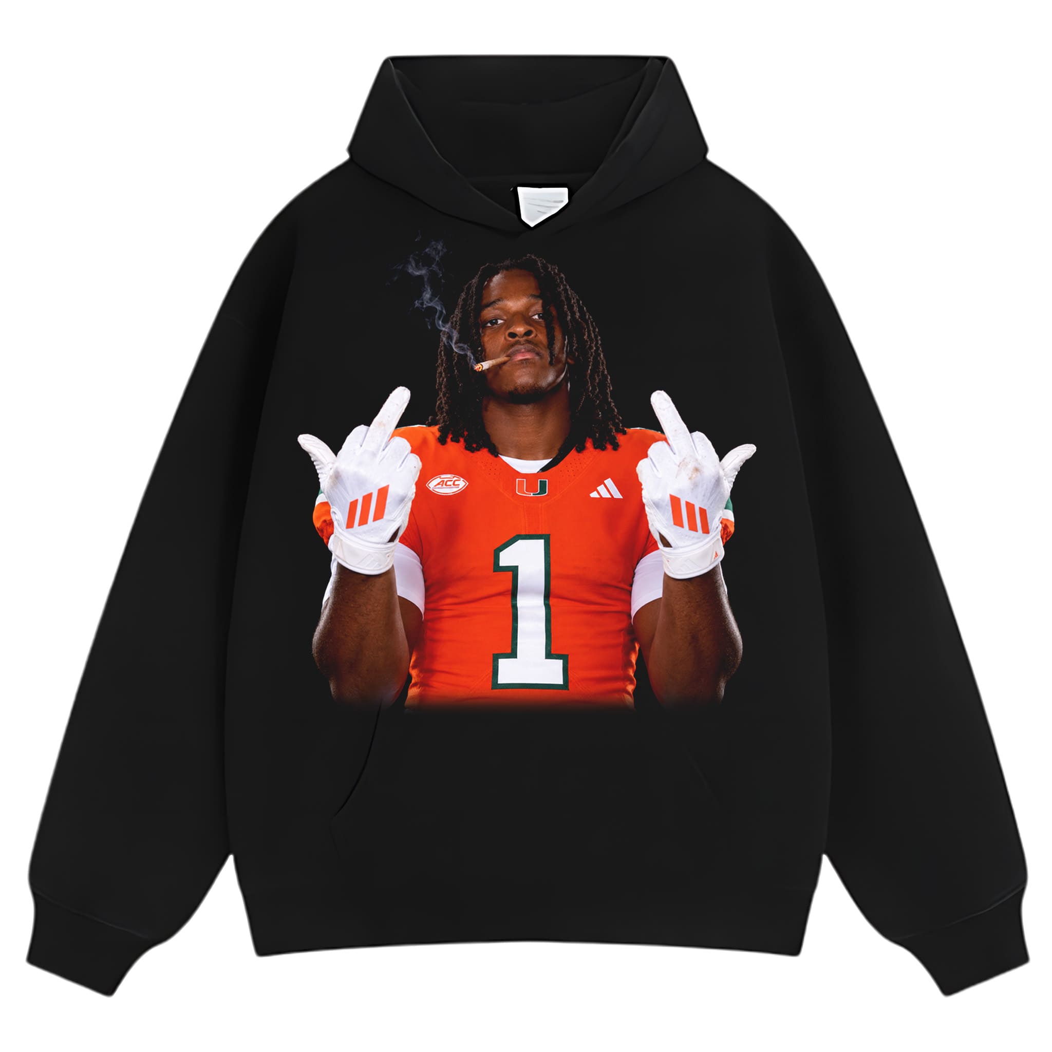 MALACHI TONEY - MIDDLE FINGER V3 TANK TOP & TEE & LONG SLEEVE & LAYERED LS & HOODIE