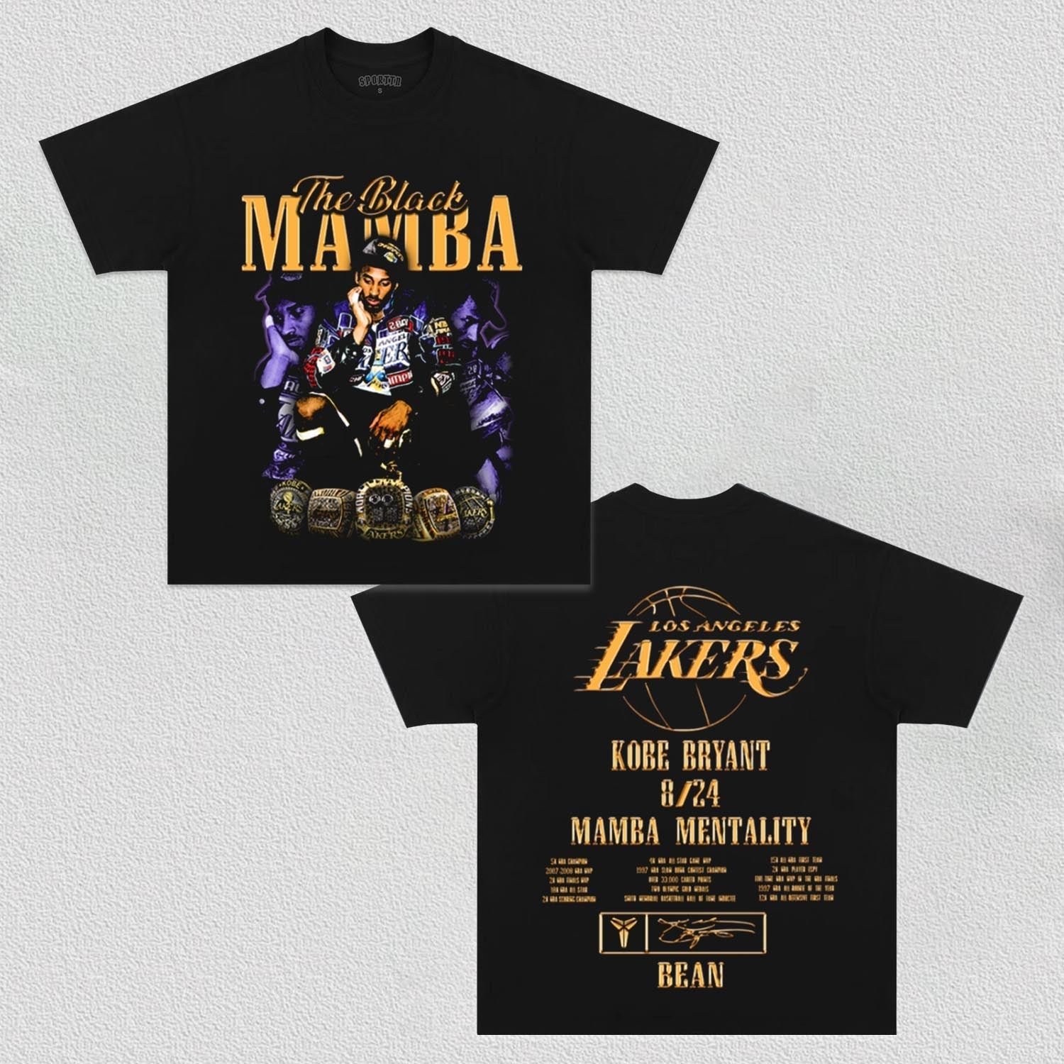 MAMBA MENTALITY-KOBE TEE - Year2kilo