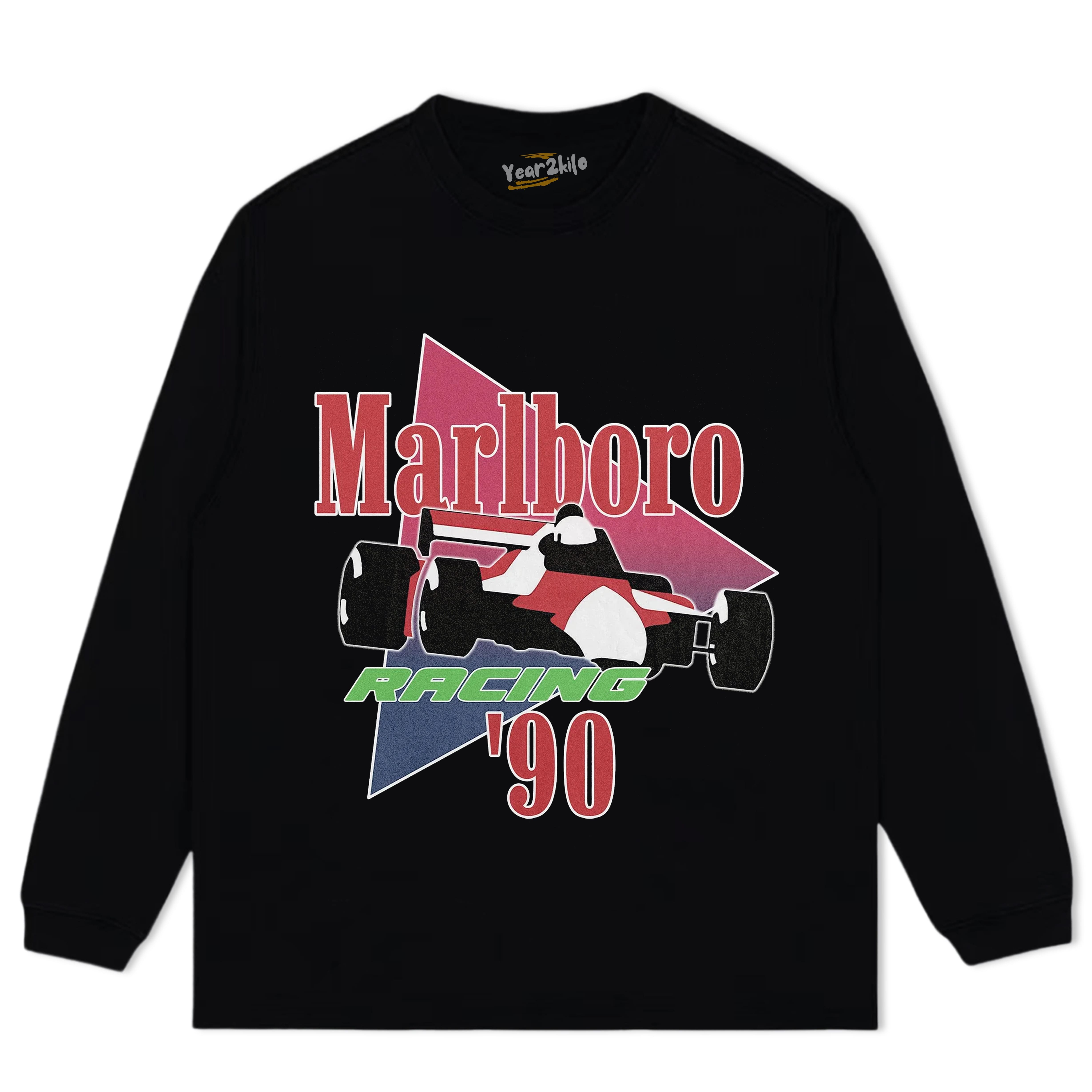 MARLBORO ‘90 RETRO RACING TANK TOP & TEE & LONG SLEEVE & LAYERED LS & HOODIE