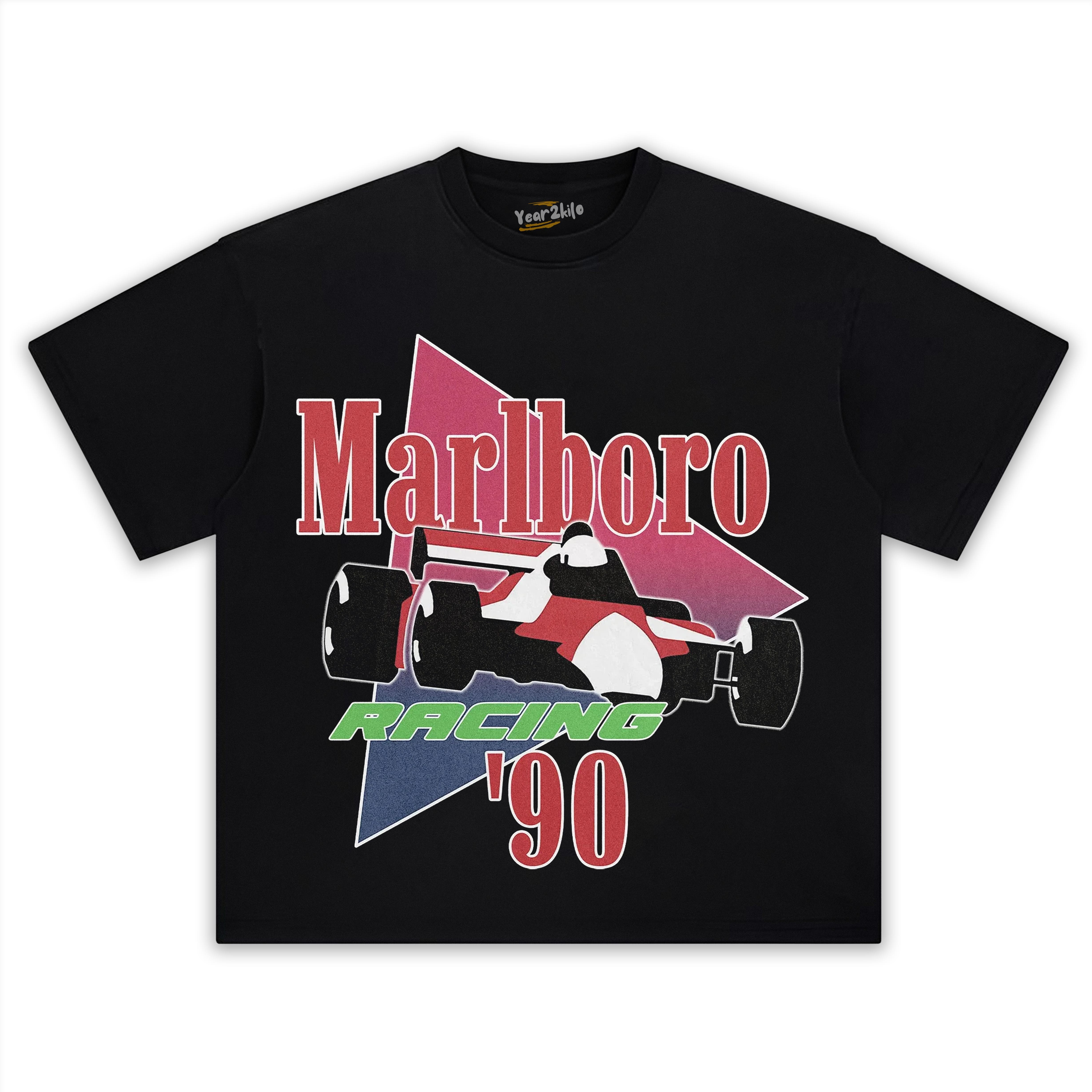 MARLBORO ‘90 RETRO RACING TANK TOP & TEE & LONG SLEEVE & LAYERED LS & HOODIE