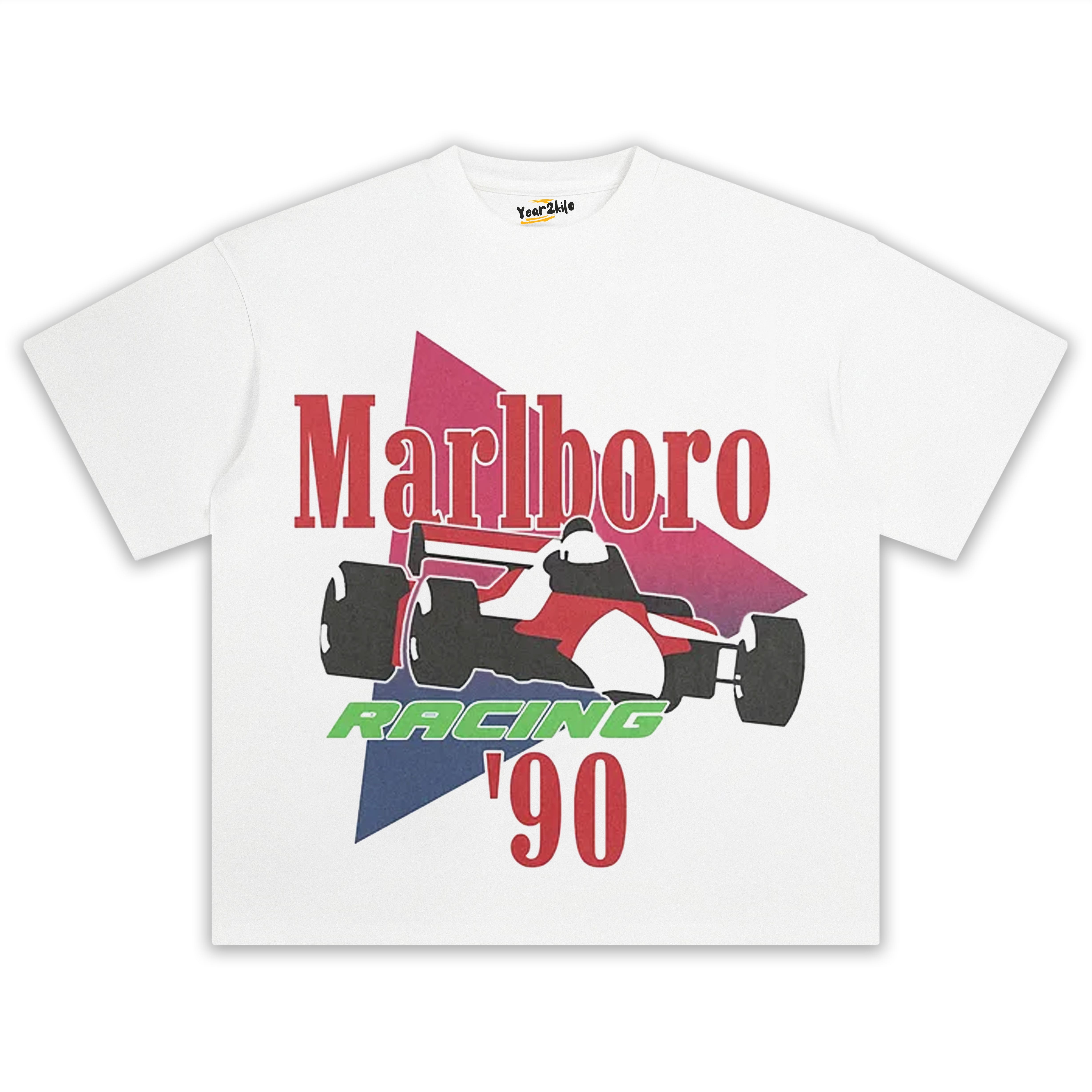 MARLBORO ‘90 RETRO RACING TANK TOP & TEE & LONG SLEEVE & LAYERED LS & HOODIE