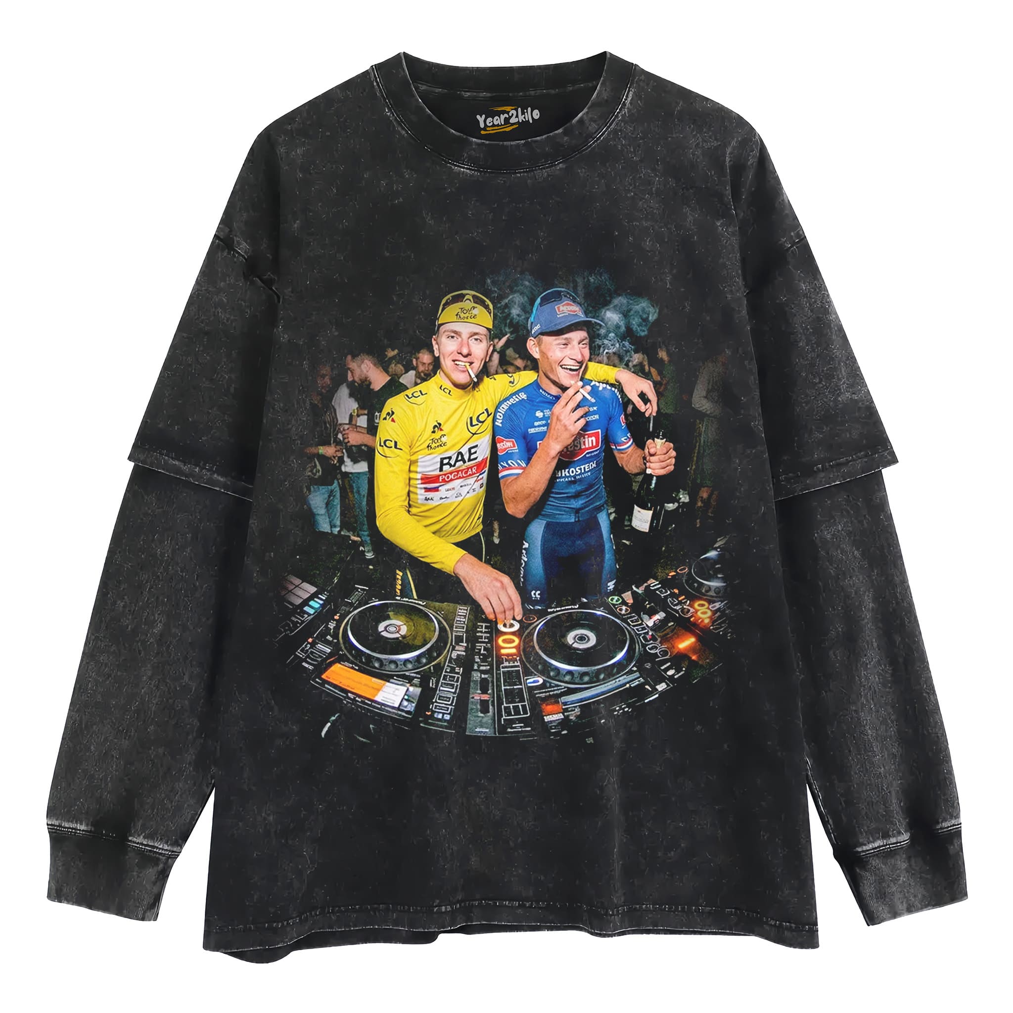 MATHIEU VAN DER POEL & TADEJ POGAČAR FUNNY 2026 V3 TANK TOP & TEE & LONG SLEEVE & LAYERED LS & HOODIE