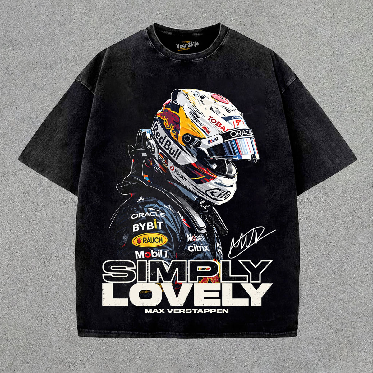 MAX VERSTAPPEN - VINTAGE V3 TANK TOP & TEE & LONG SLEEVE & LAYERED LS & HOODIE