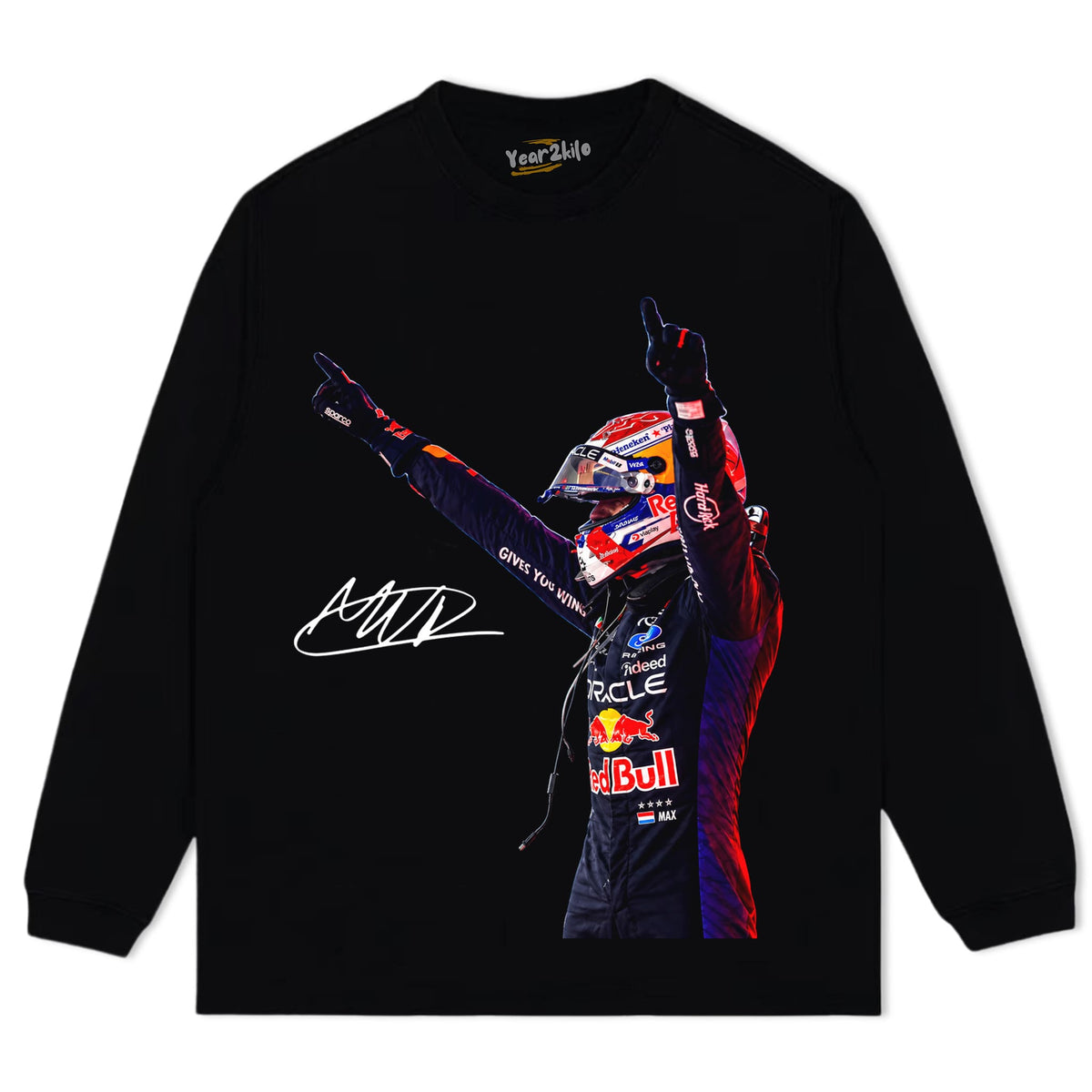 MAX VERSTAPPEN 2026 V2 SIGNATURE TANK TOP & TEE & LONG SLEEVE & LAYERED LS & HOODIE