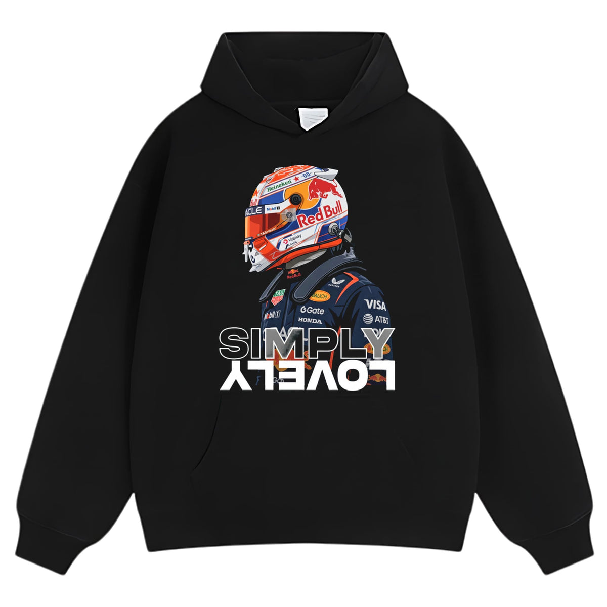 MAX VERSTAPPEN CARTOON RACER TANK TOP & TEE & LONG SLEEVE & LAYERED LS & HOODIE